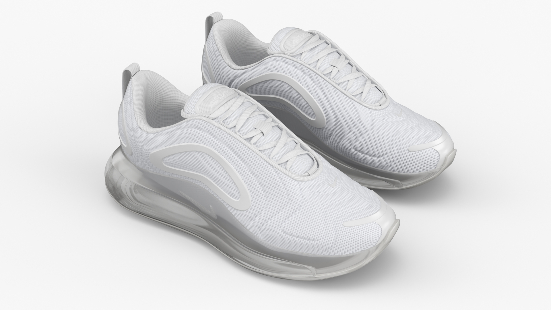 3D model Nike Air 720 White in Box