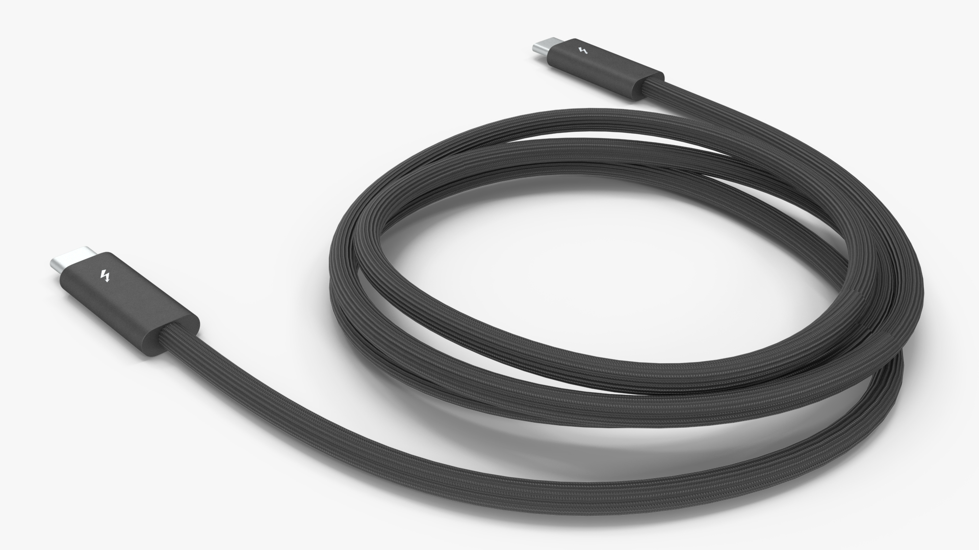 3D model Apple Thunderbolt 4 Pro Cable Black