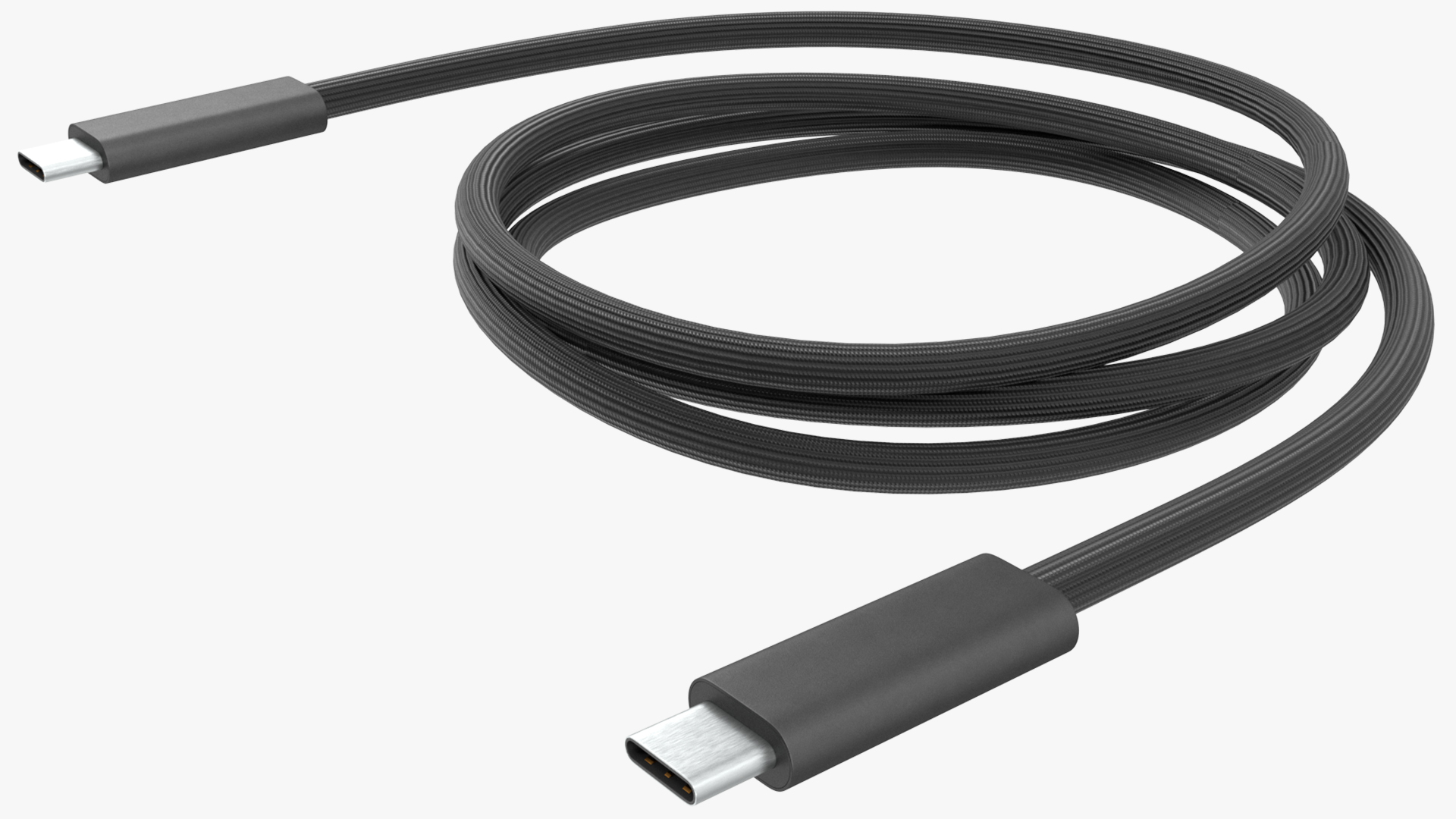 3D model Apple Thunderbolt 4 Pro Cable Black