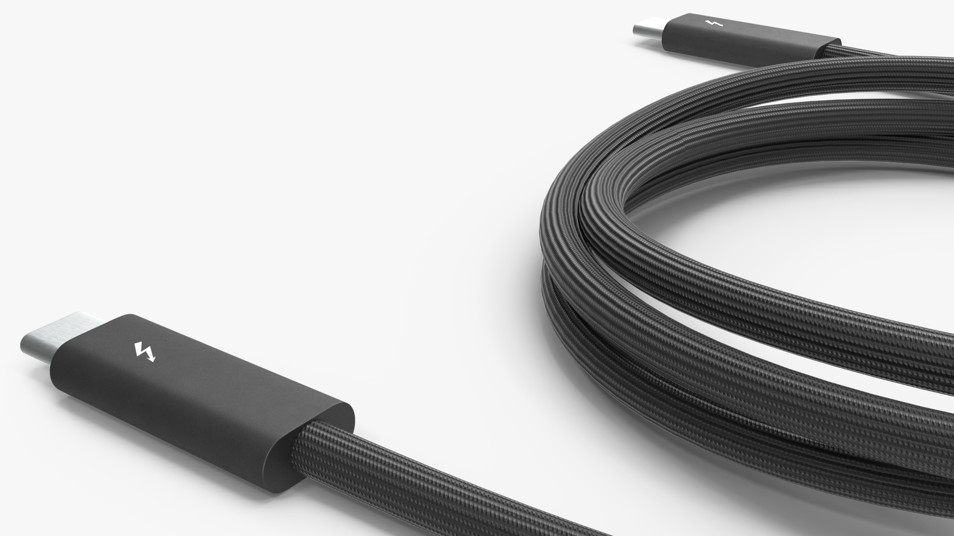 3D model Apple Thunderbolt 4 Pro Cable Black