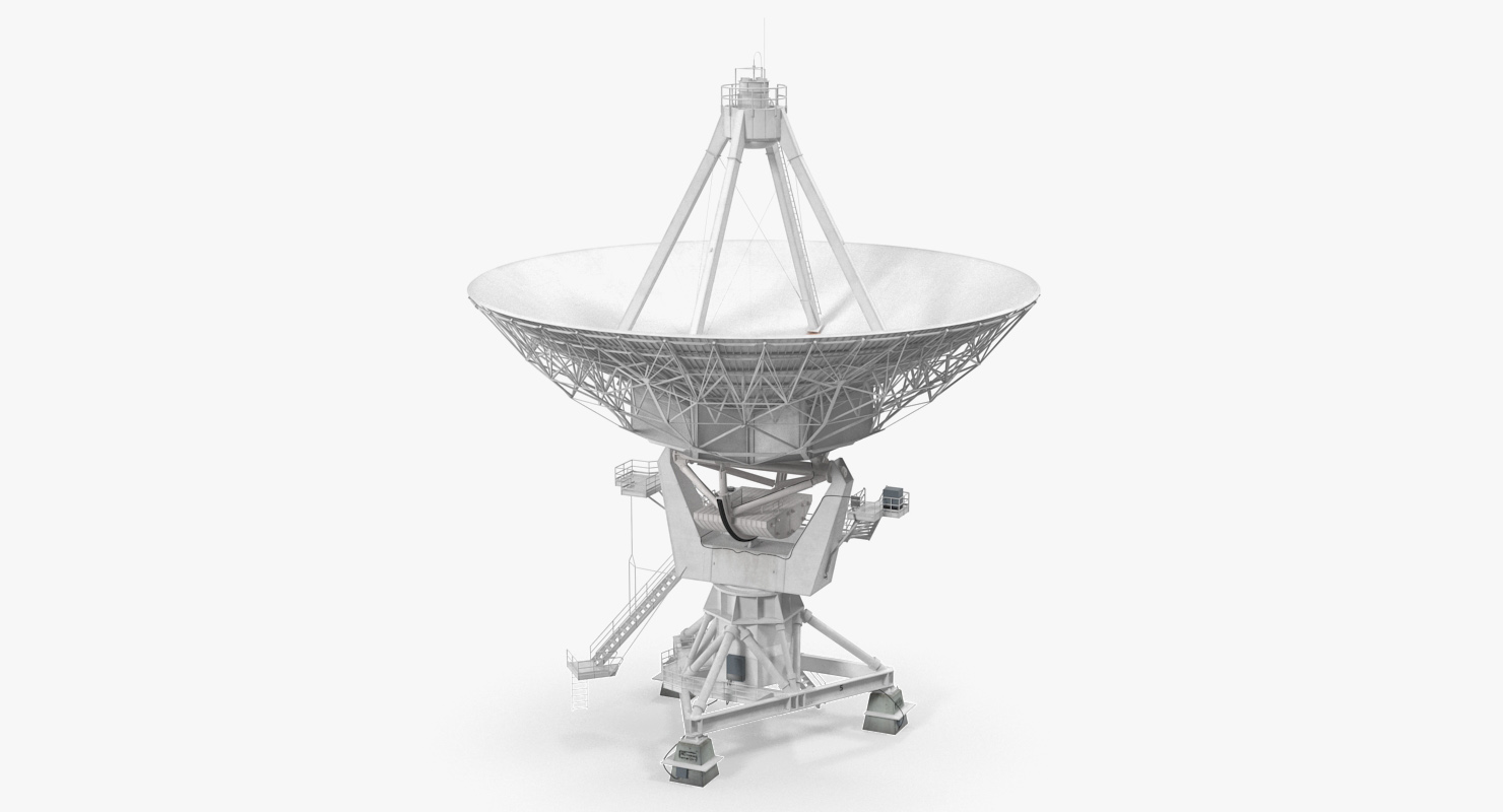 3D Big Parabolic Satellite Dish model