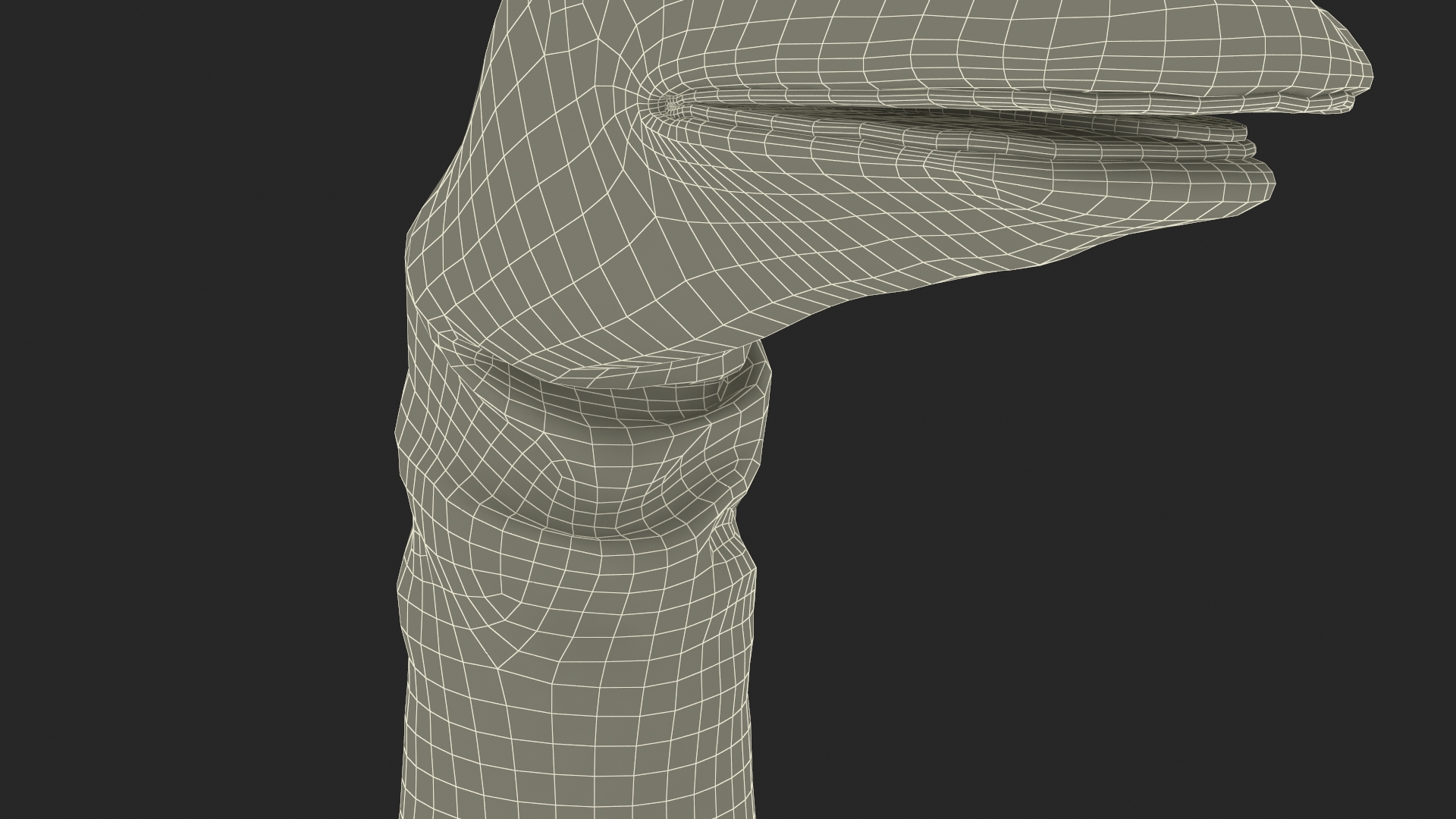 Striped Sock Puppet Boy Rigged for Maya 3D model