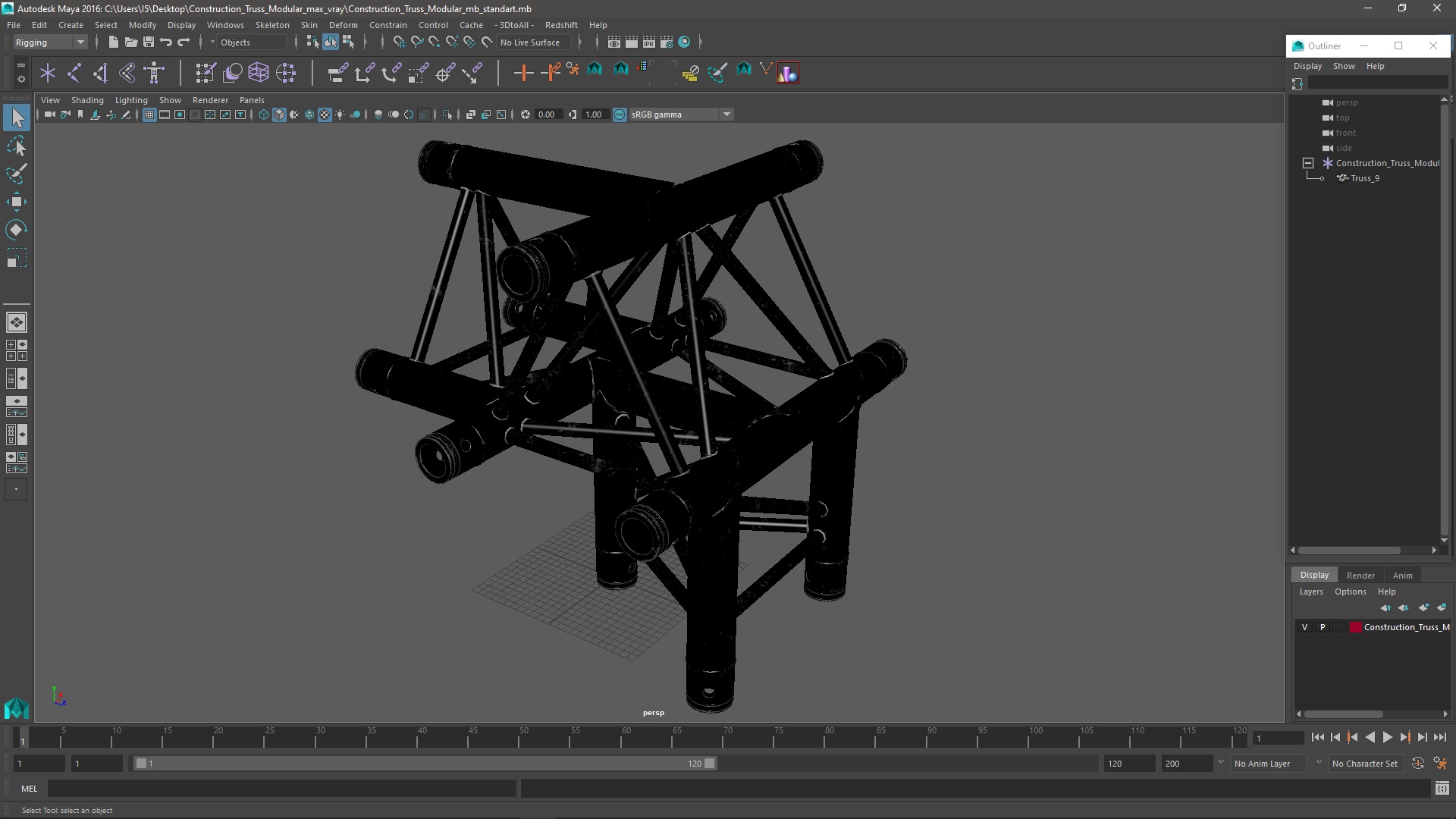 3D Construction Truss Modular