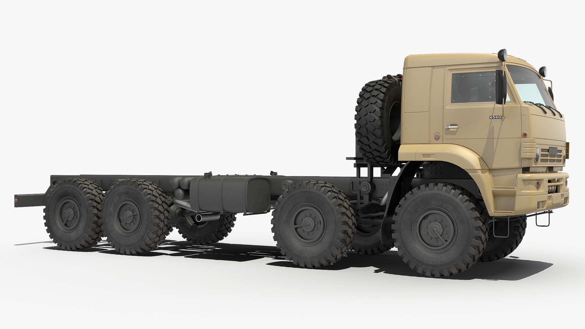 Kamaz 6560 Desert Camo 3D