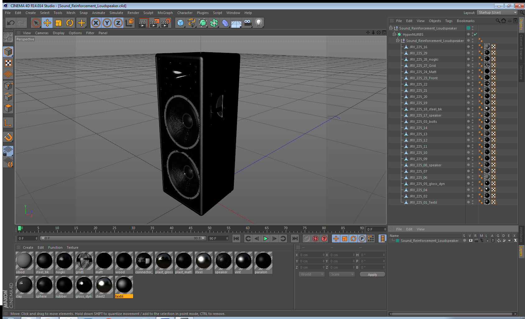 3D Sound Reinforcement Loudspeaker