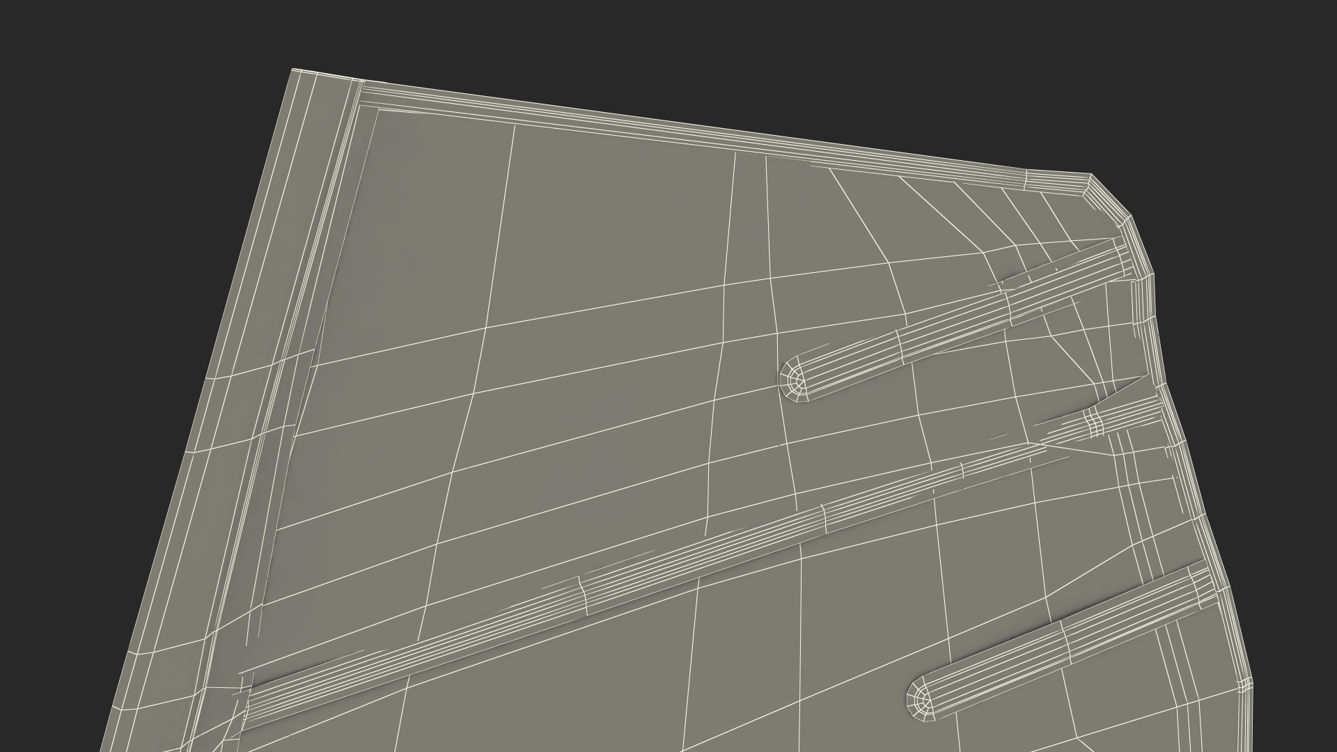 3D Sport Windsurf Mast Sail and Boom model