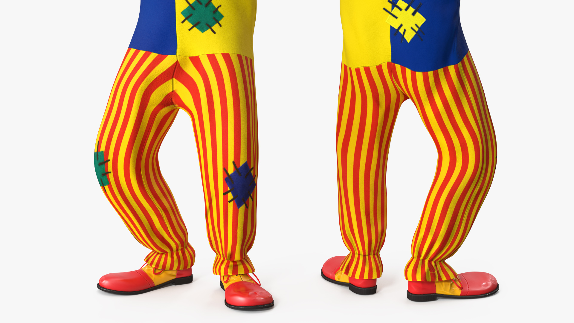 3D model Clown with Balls Fur