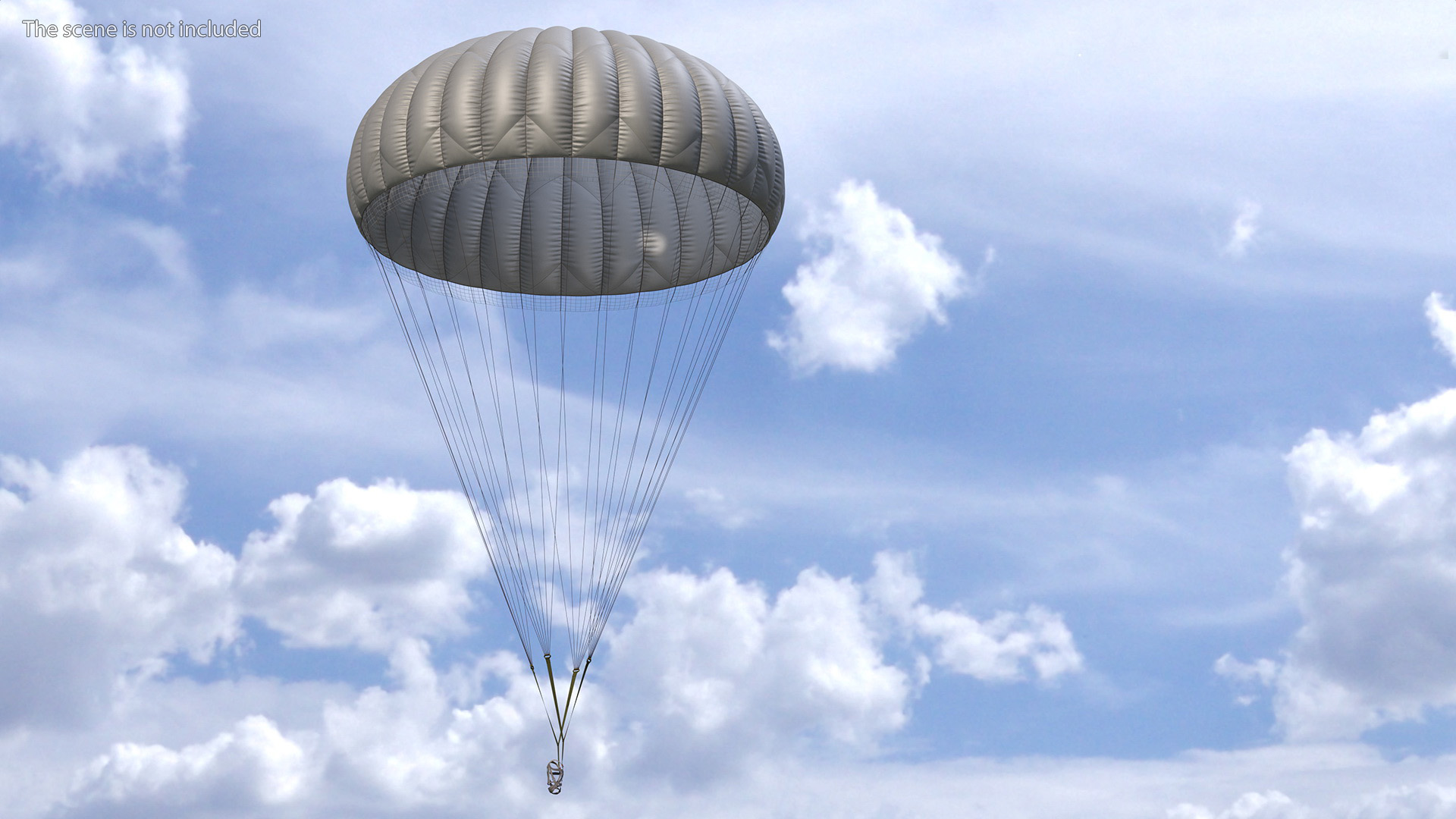 3D Parachute Attachment for Paratrooper