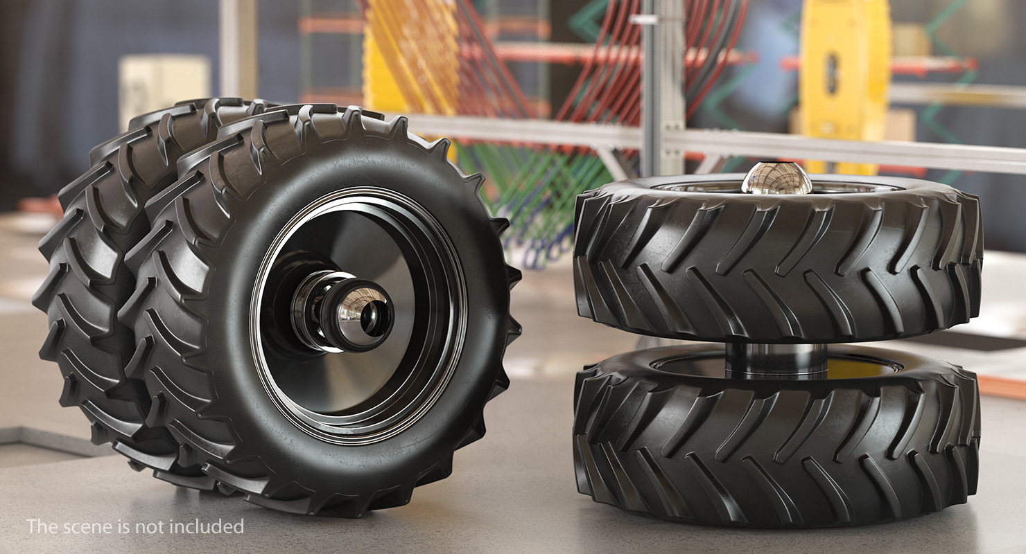 Good Year Tractor Twin Tire 3D