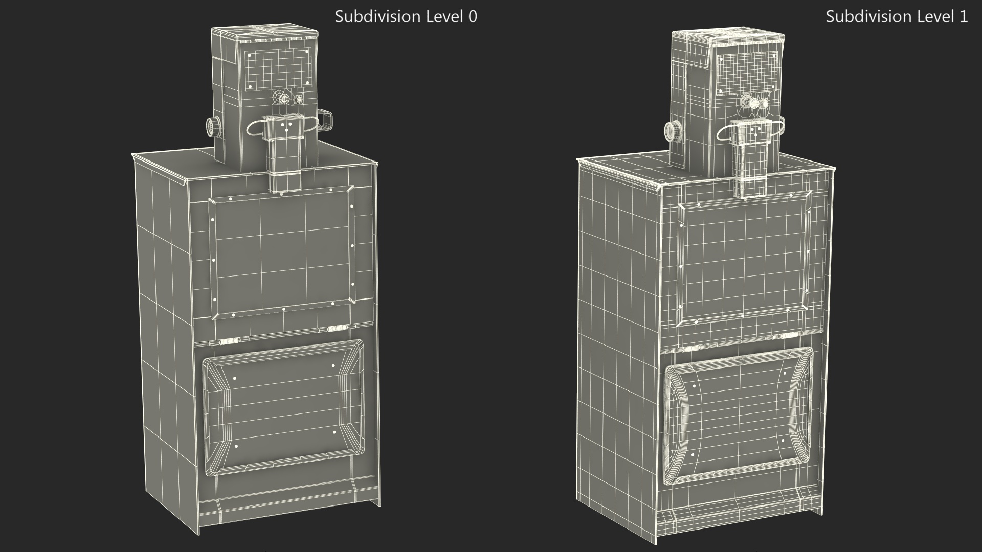 3D model Newspaper Vending Machine