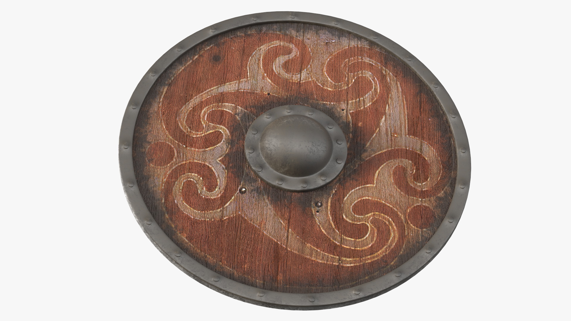 3D Viking Shields Set model