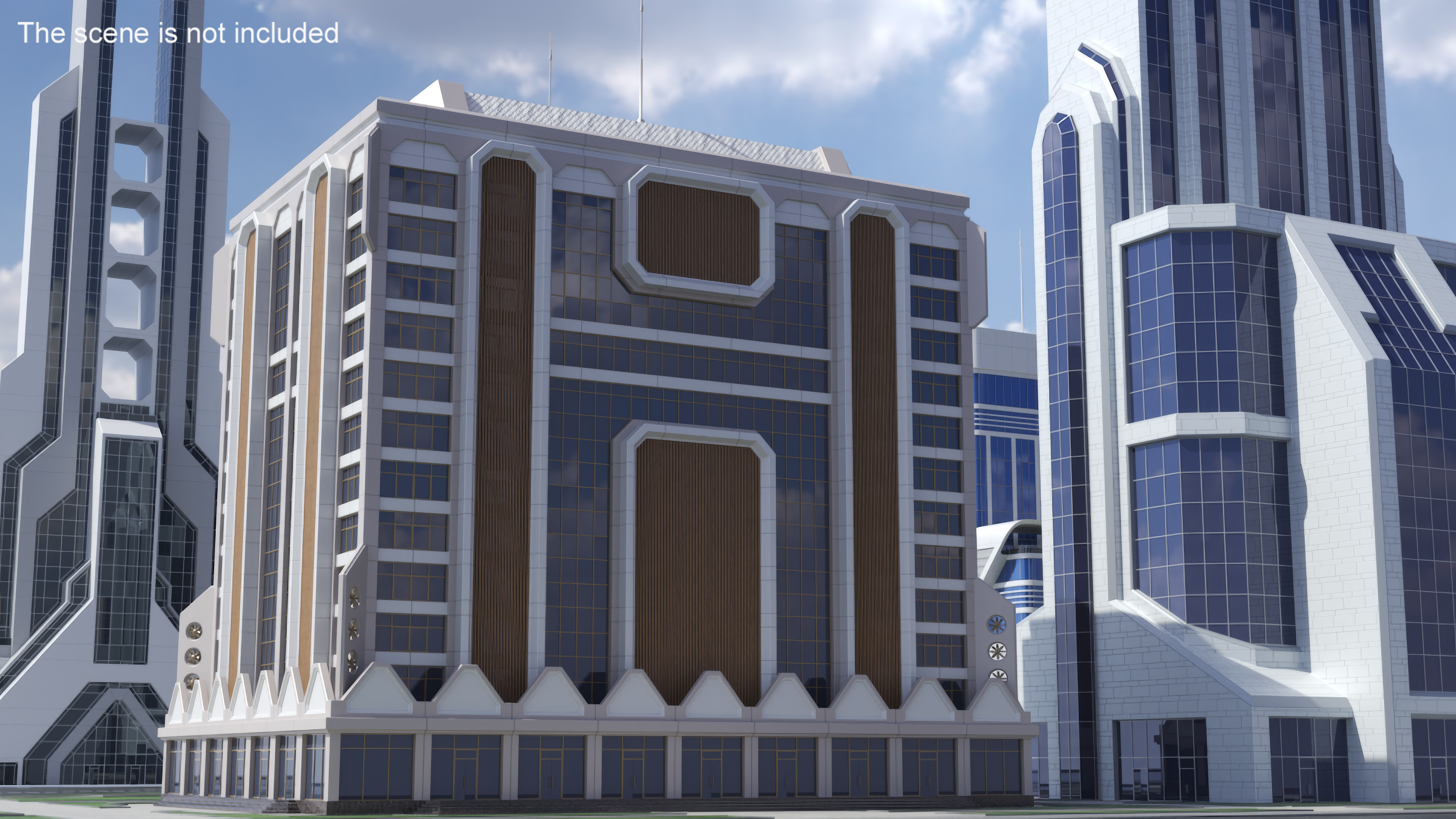 3D model Sci-Fi Building