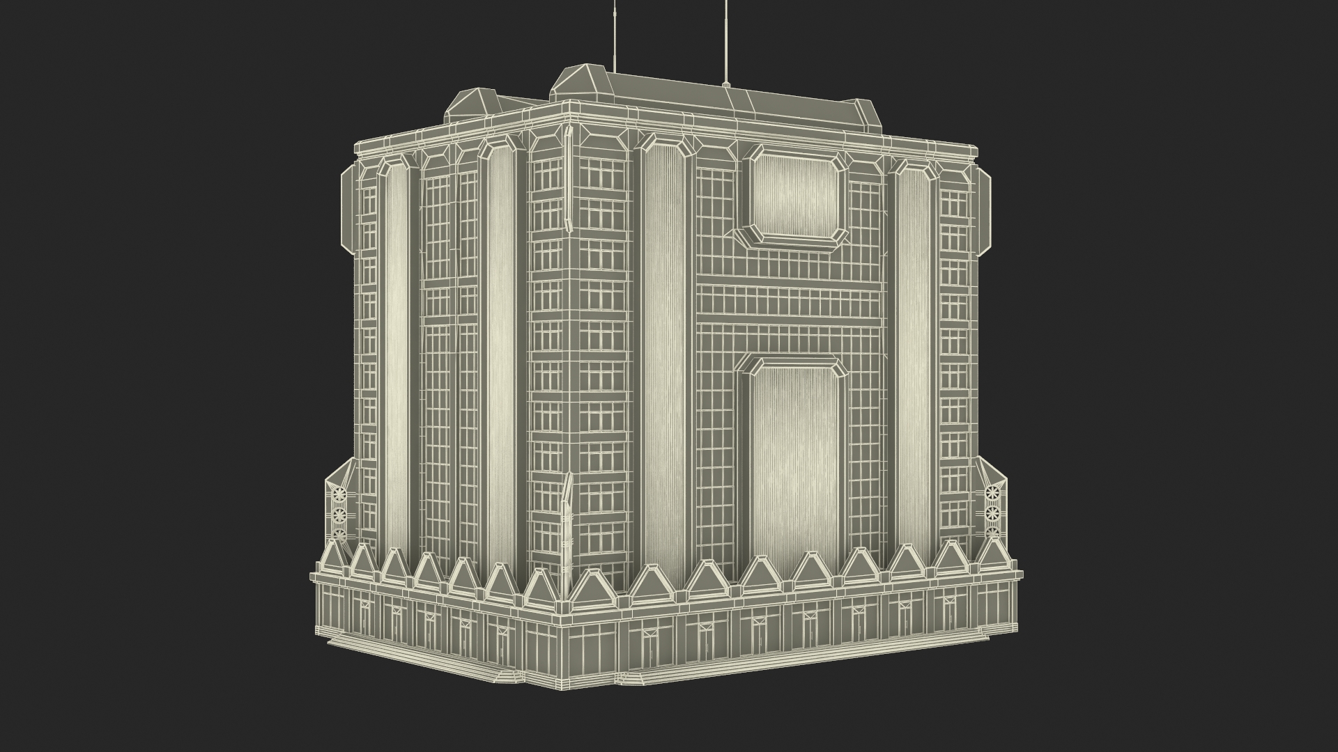 3D model Sci-Fi Building