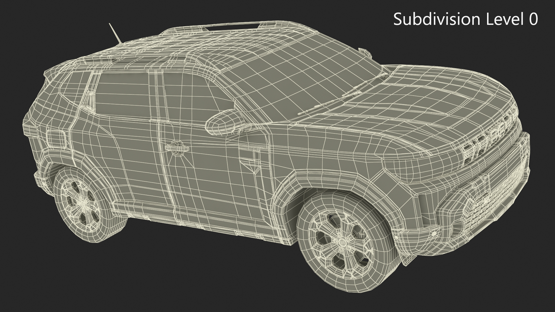 Dacia Duster 2024 Crossover Orange 3D model