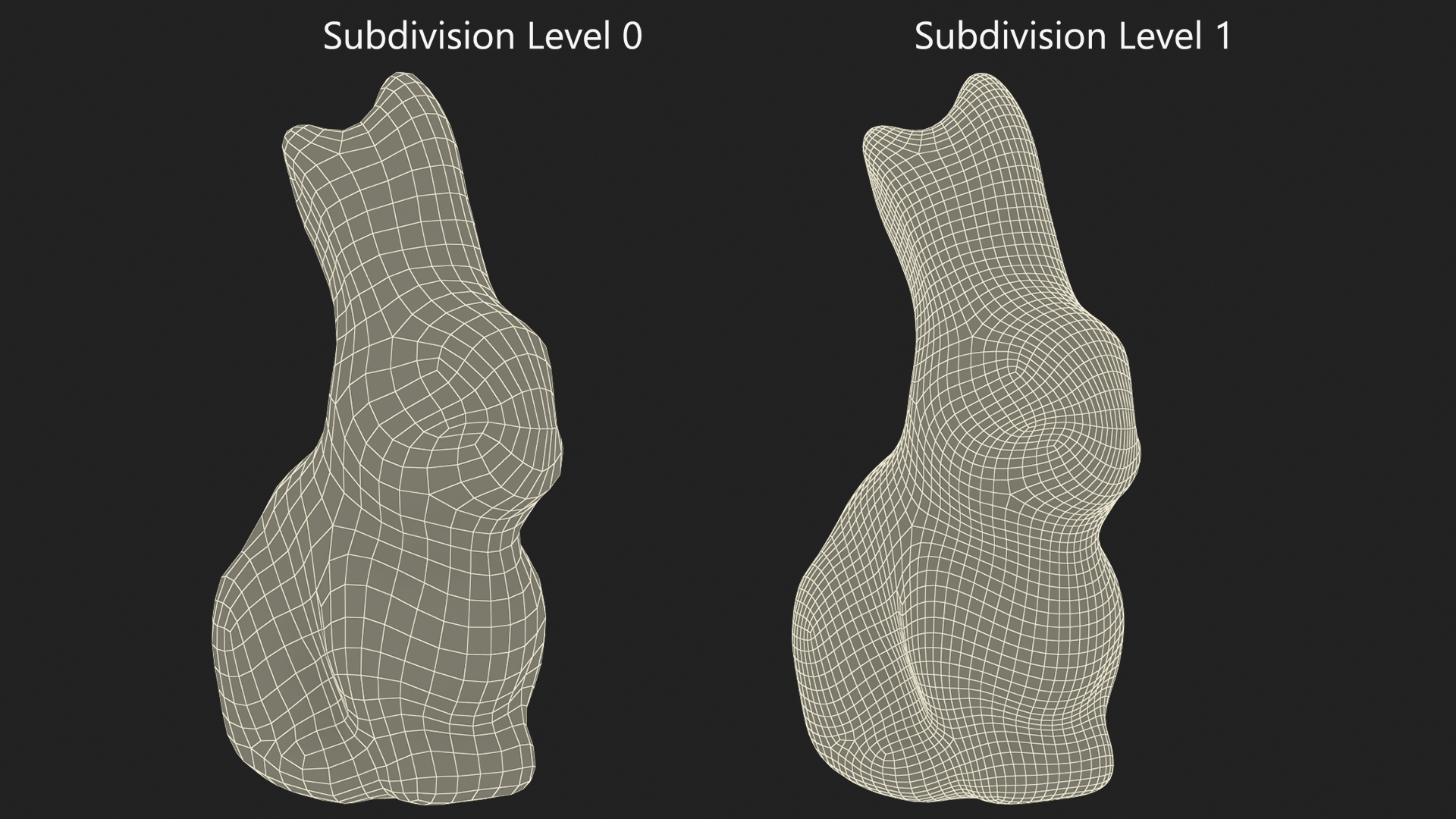 3D model Chocolate Easter Bunny for 3D Print