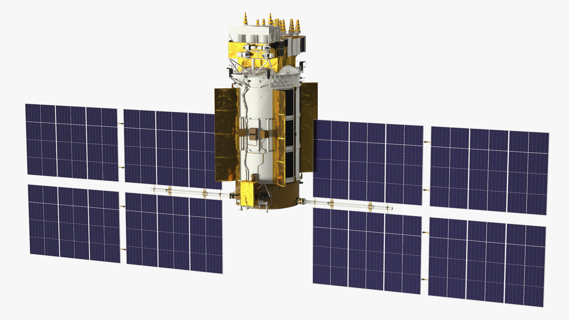 Satellite GLONASS-M 3D model