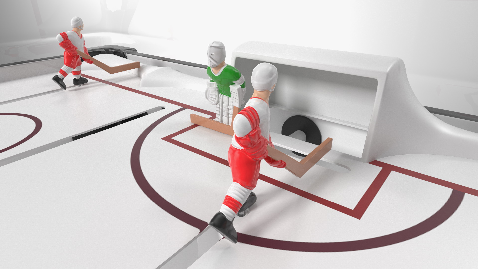 3D Stick Hockey Table model