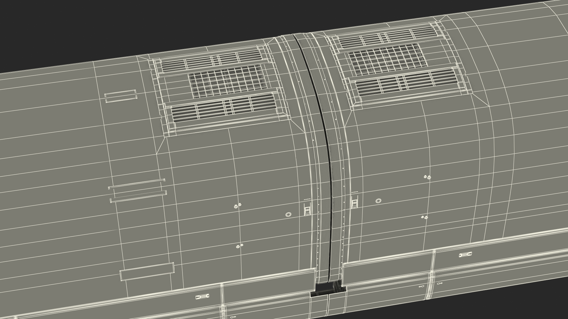 3D China Railway Maglev Train