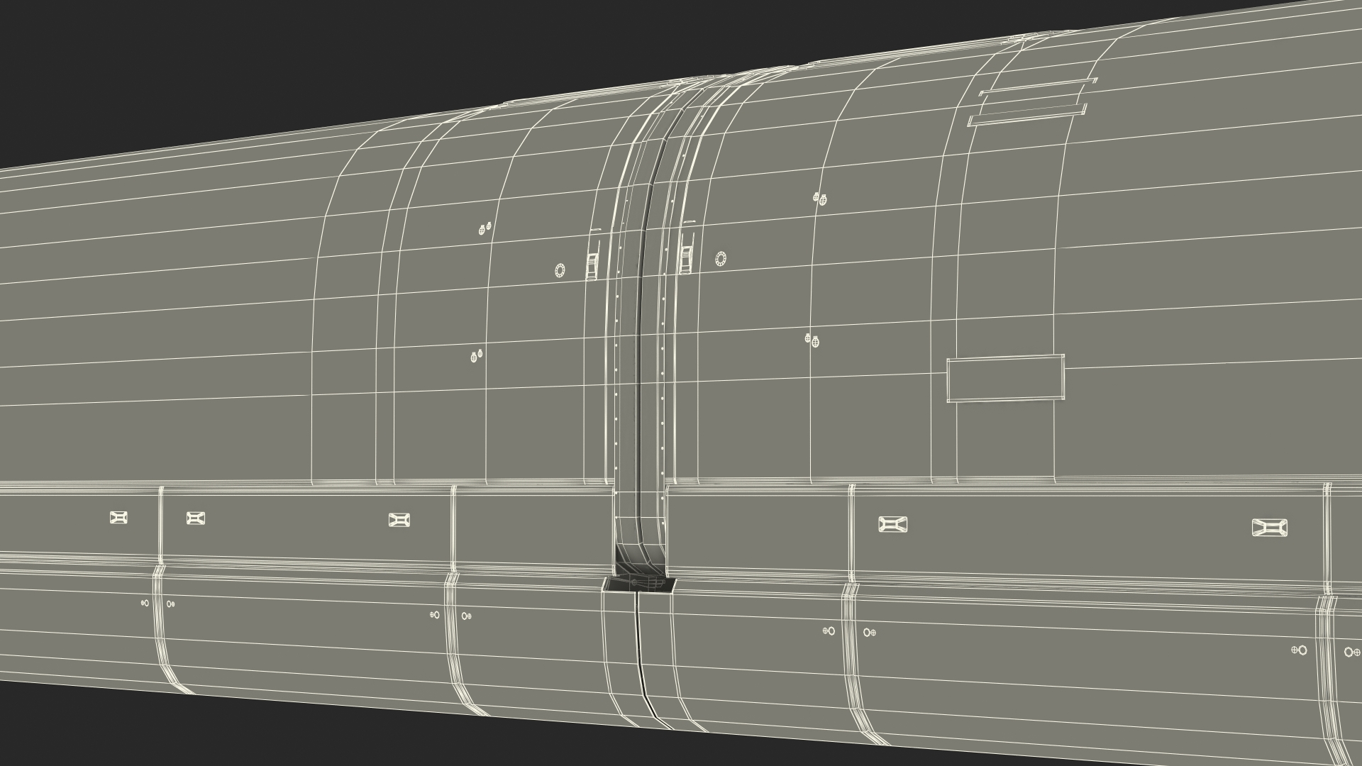 3D China Railway Maglev Train