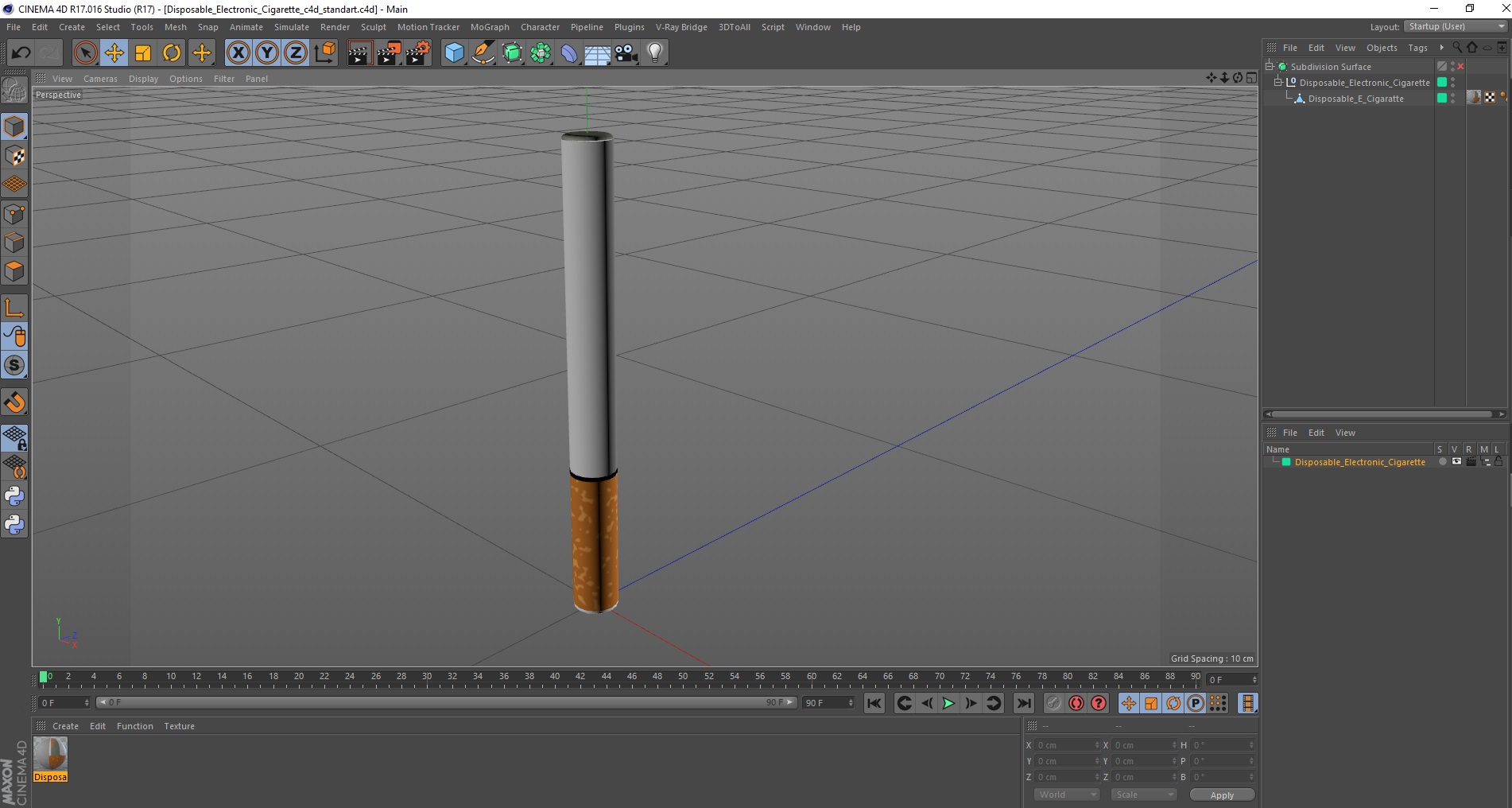 3D Disposable Electronic Cigarette