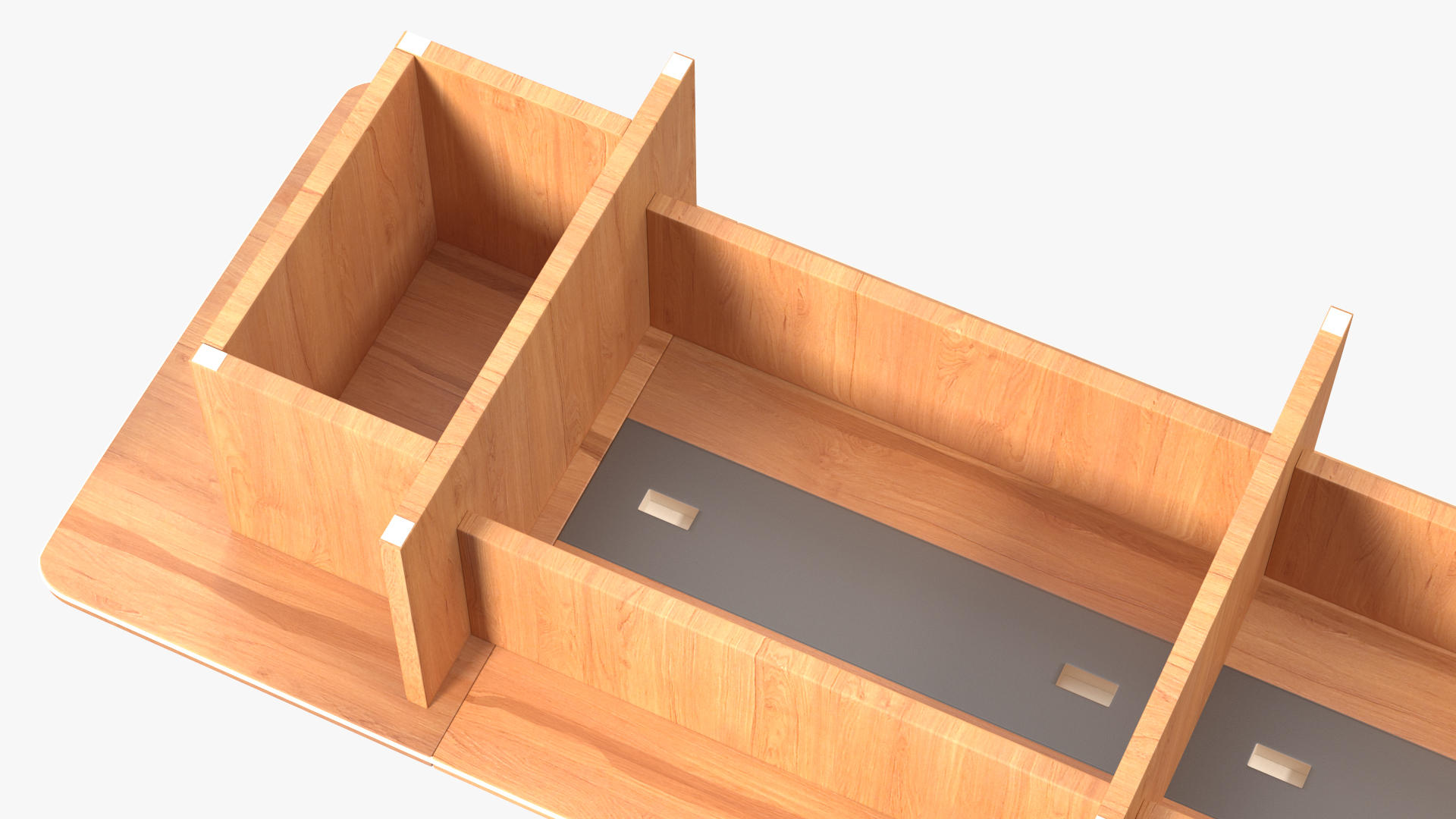 3D Rectangular Conference Table model