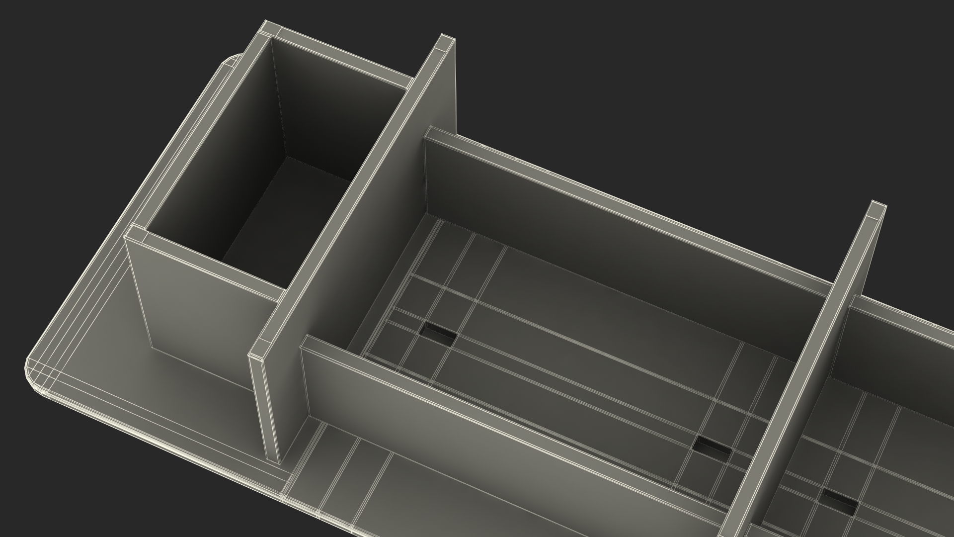 3D Rectangular Conference Table model