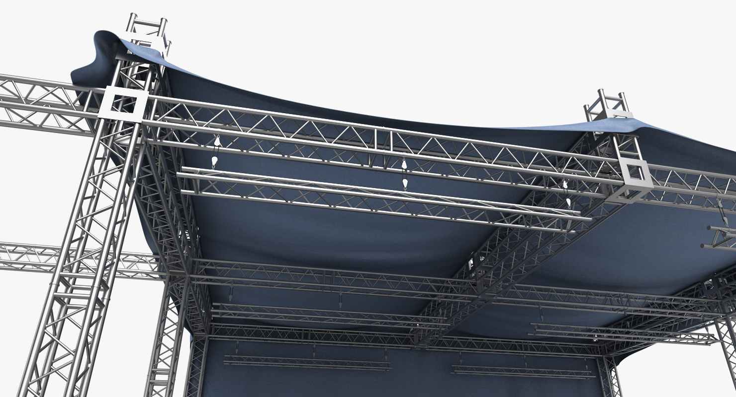 3D Outdoor Concert Stage