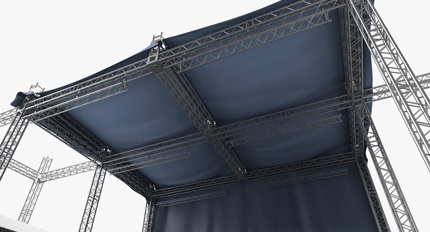 3D Outdoor Concert Stage