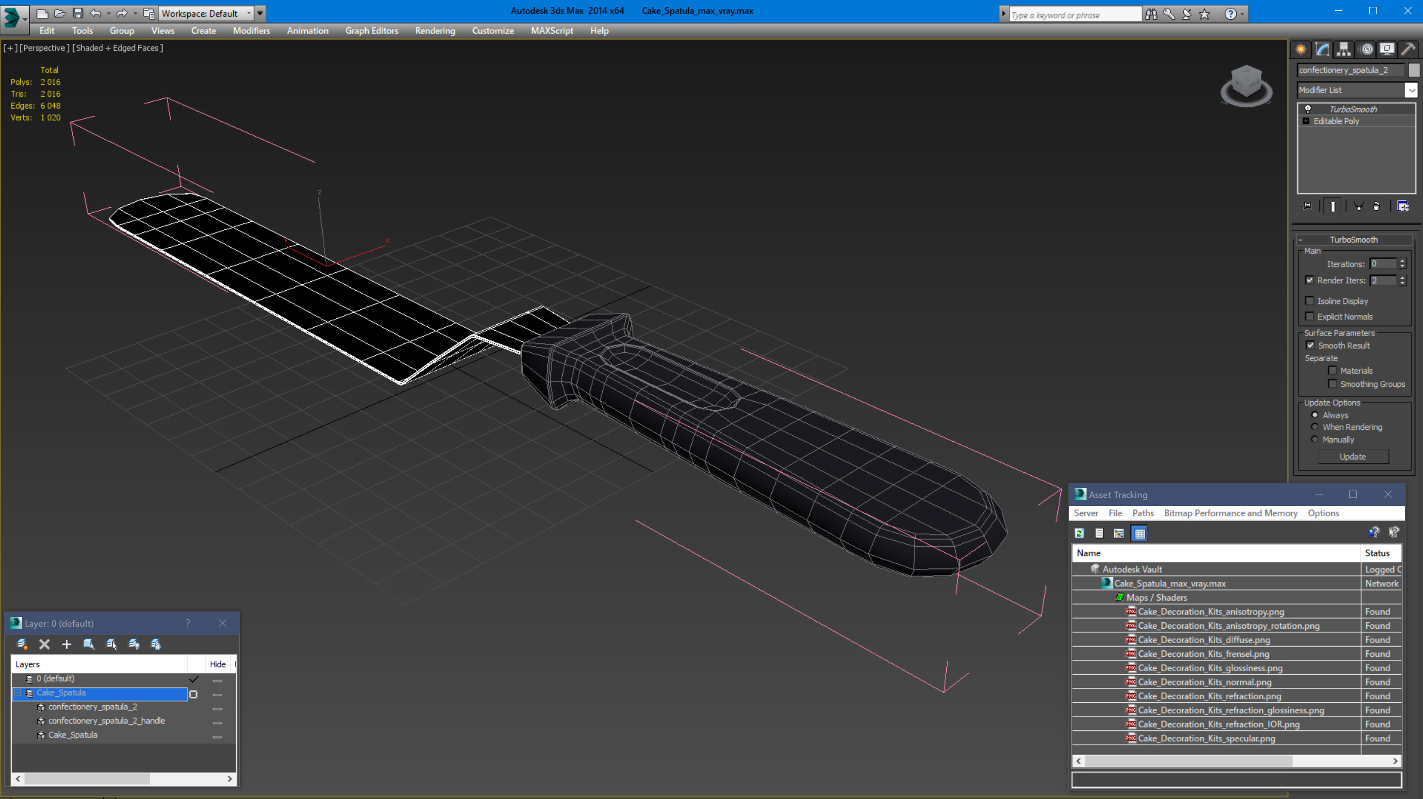 Cake Spatula 3D