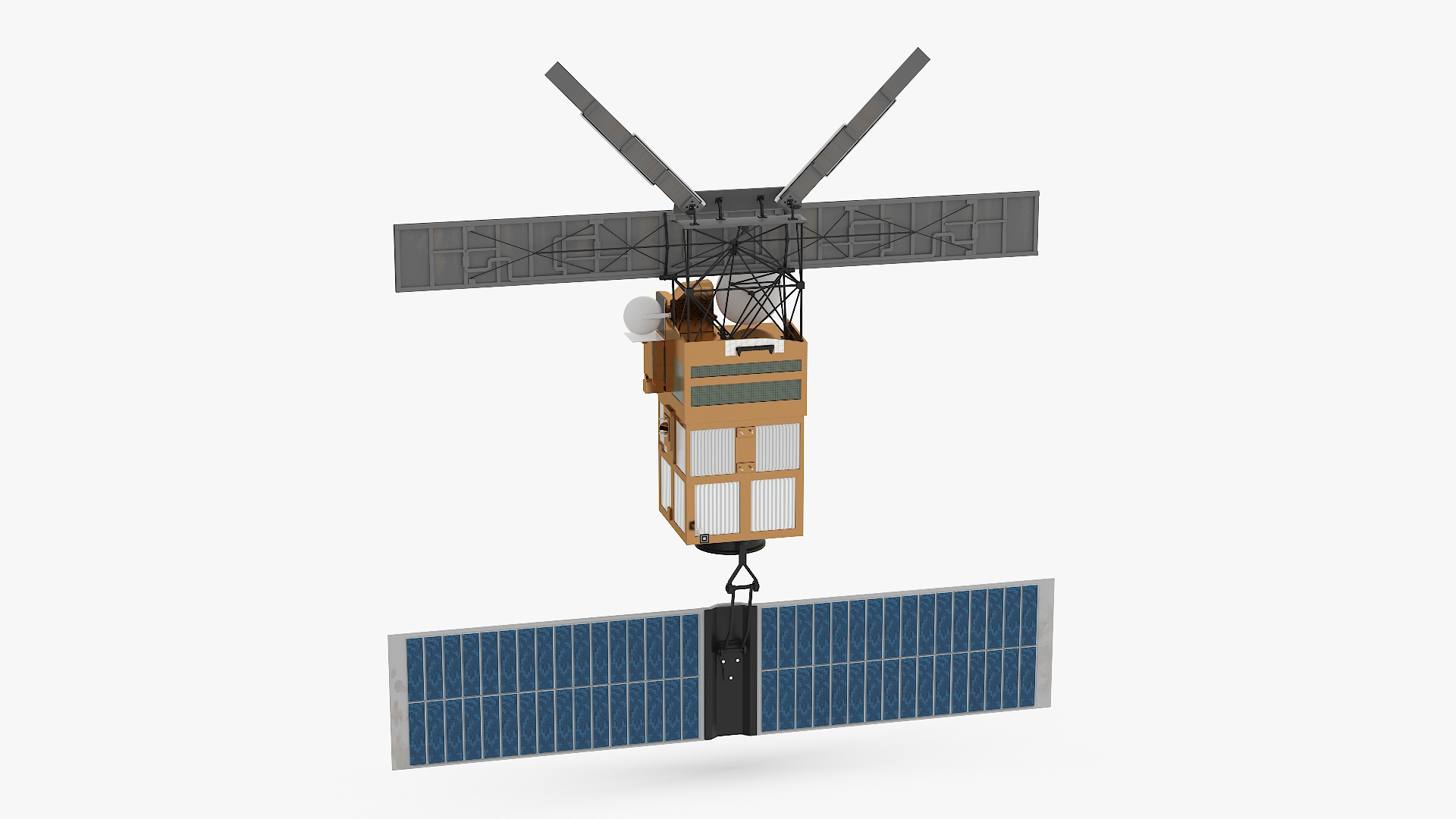 3D Geostationary Communication Satellite ERS-2 model