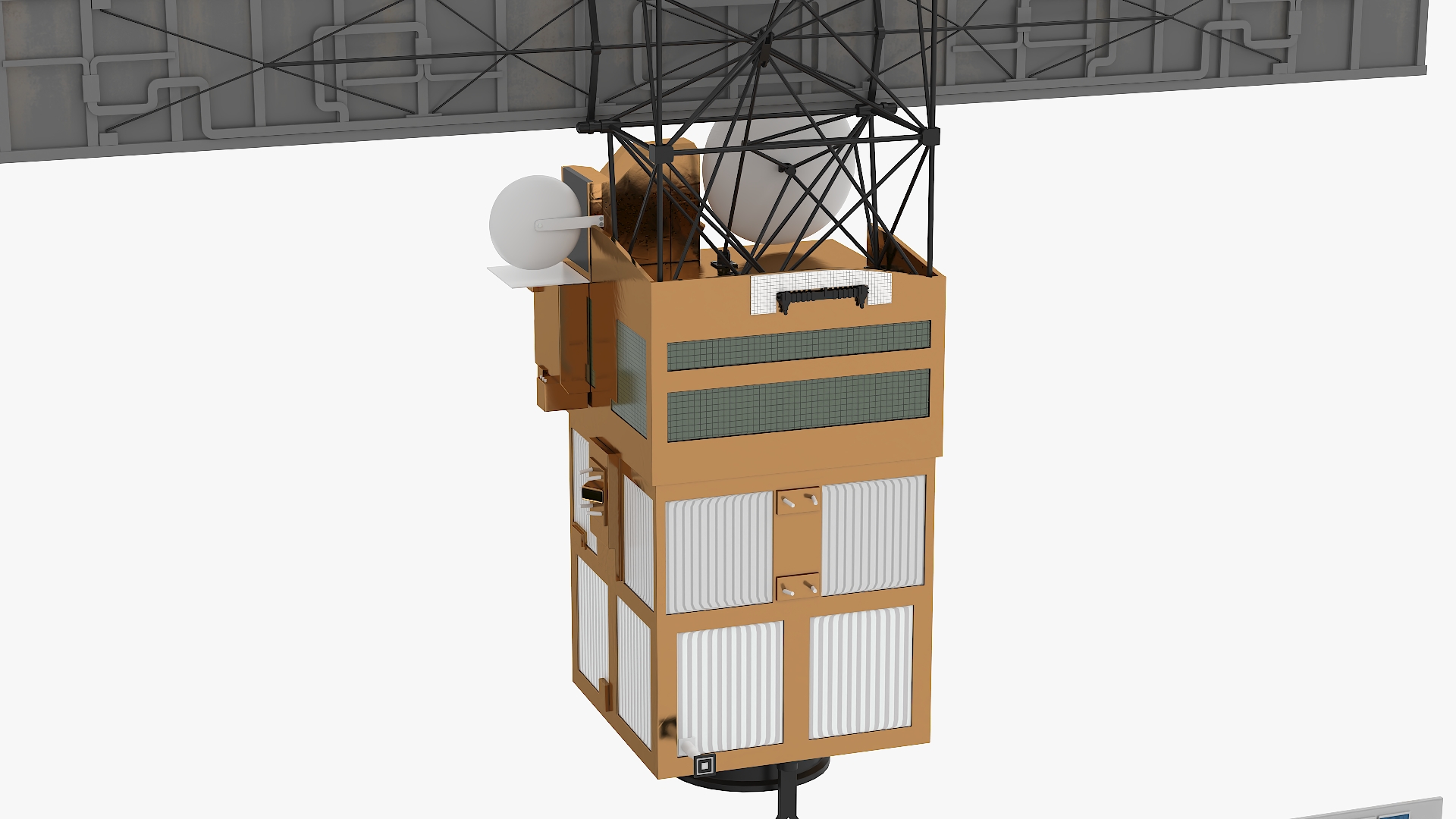 3D Geostationary Communication Satellite ERS-2 model