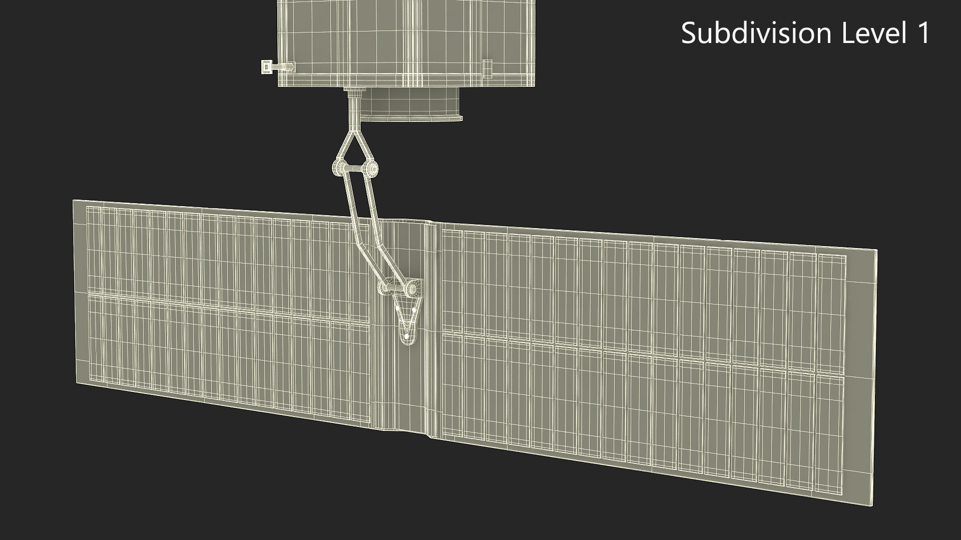 3D Geostationary Communication Satellite ERS-2 model