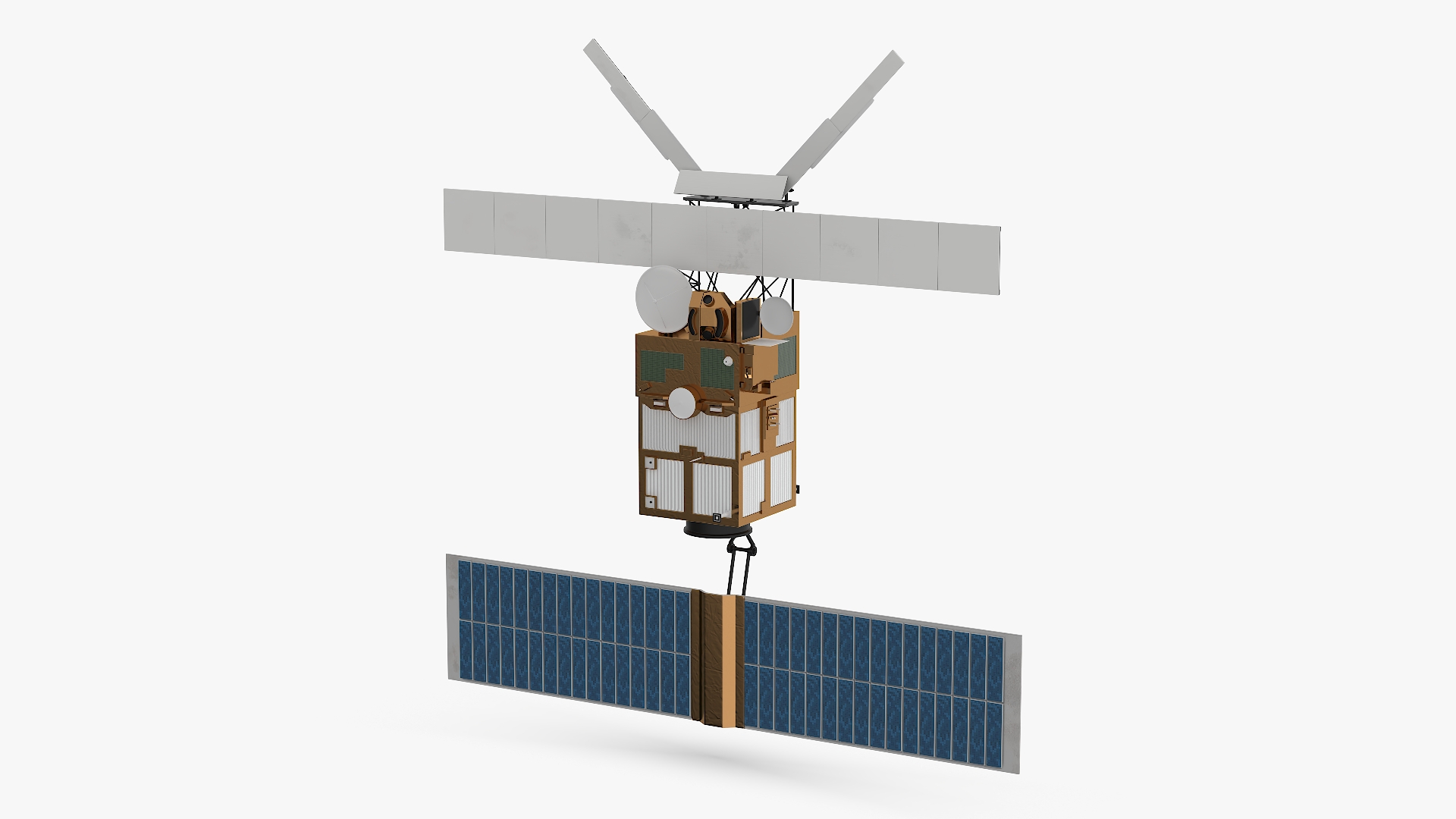 3D Geostationary Communication Satellite ERS-2 model