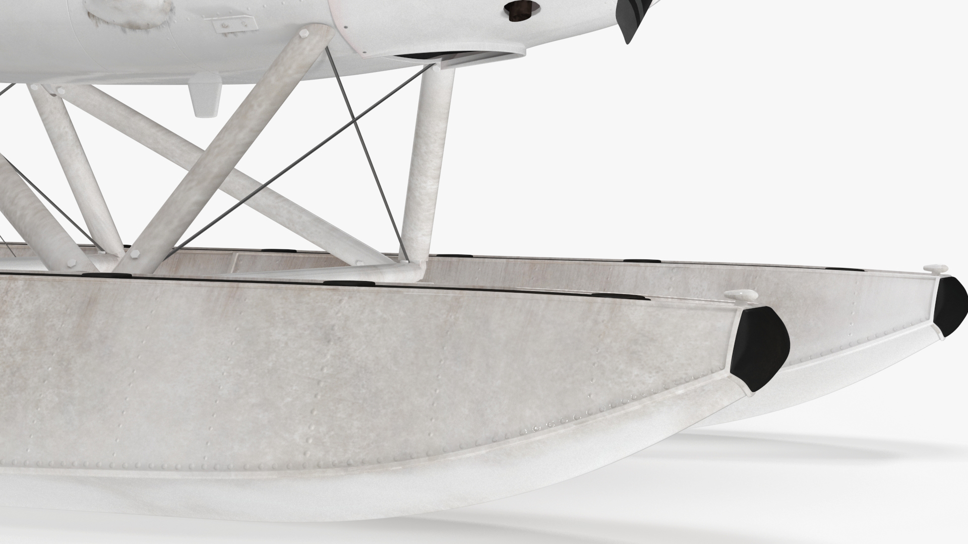 3D model Light Propeller Seaplane Cessna 150