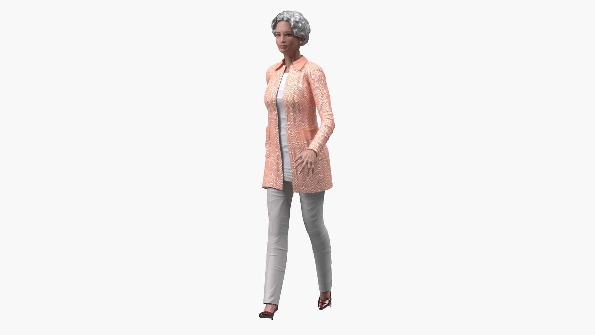 Asian Woman Everyday Style Rigged for Cinema 4D 3D