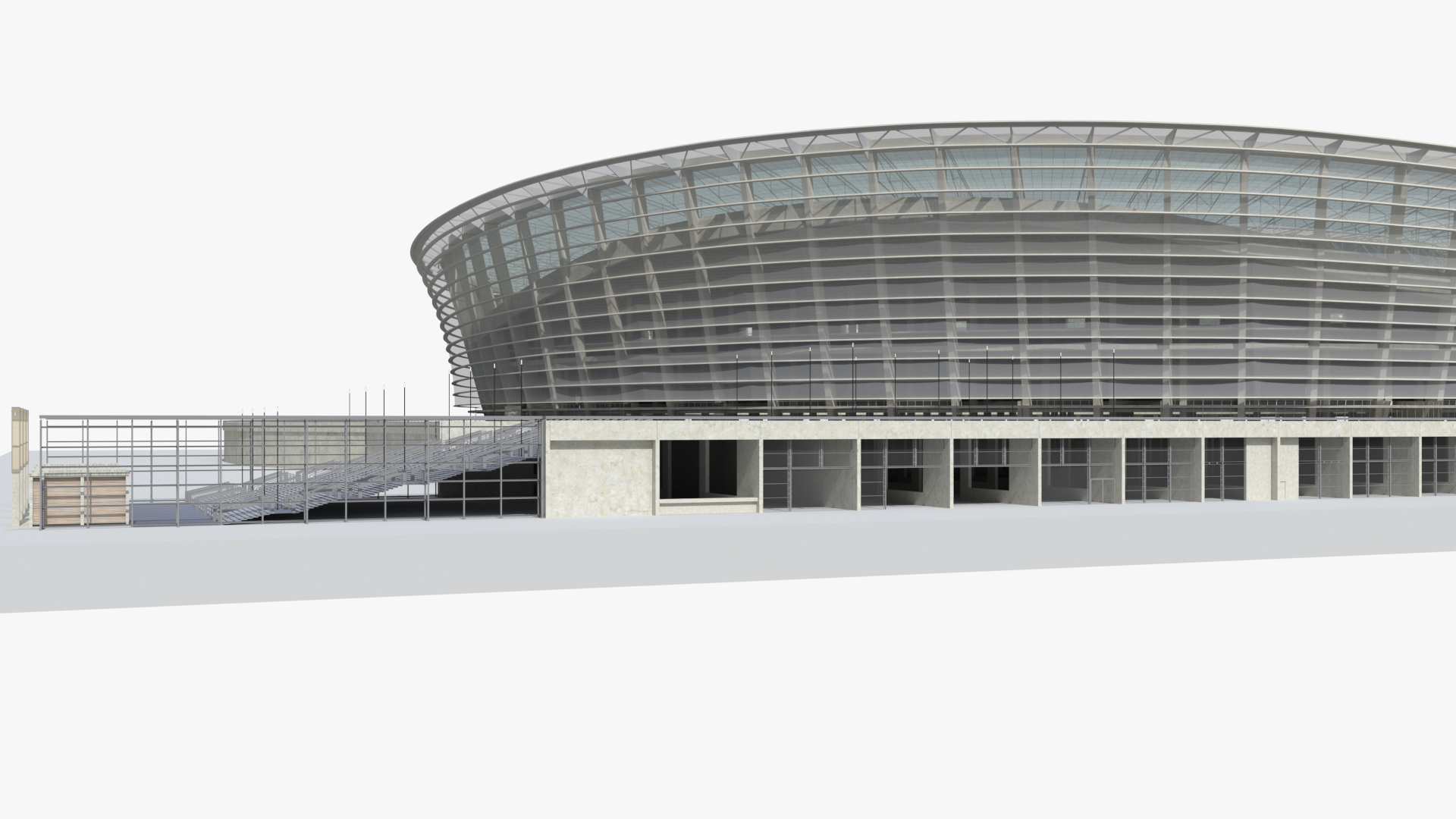 Stadium Cape Town Green Point 3D model