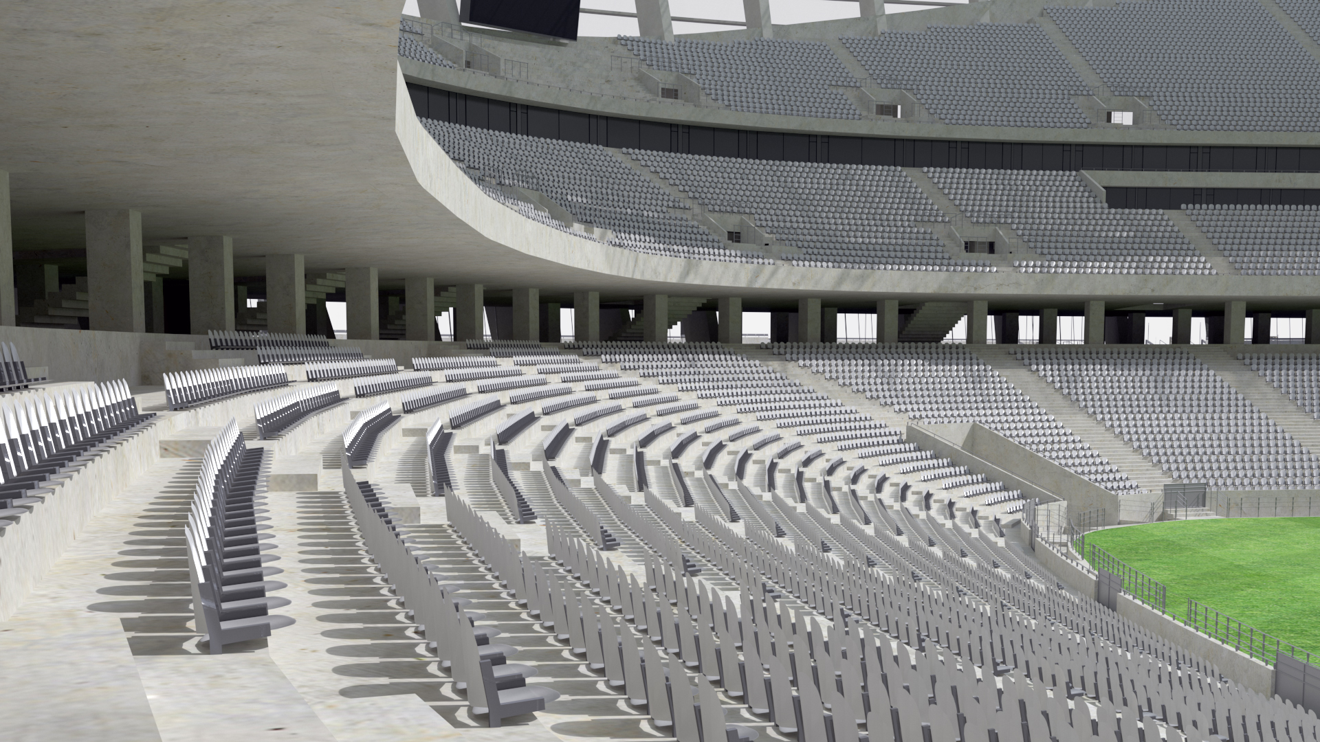 Stadium Cape Town Green Point 3D model