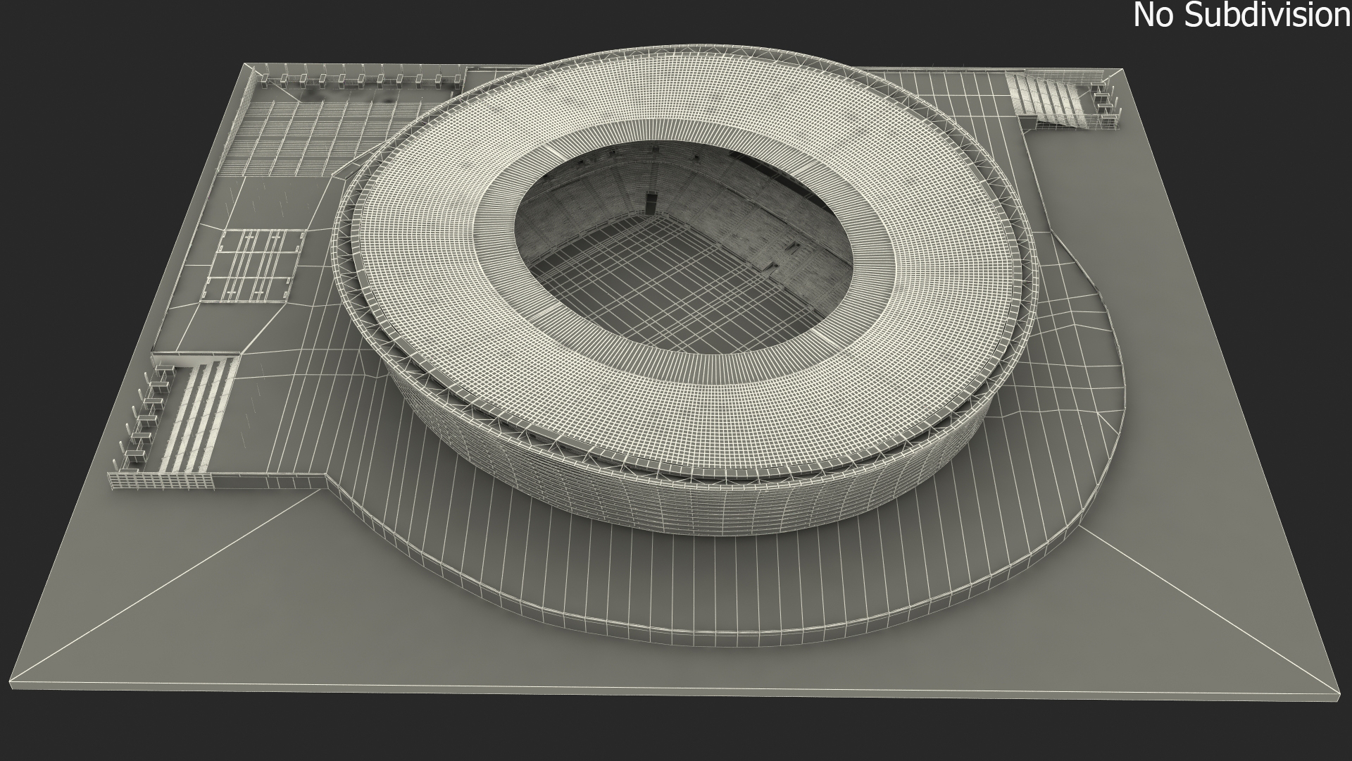 Stadium Cape Town Green Point 3D model