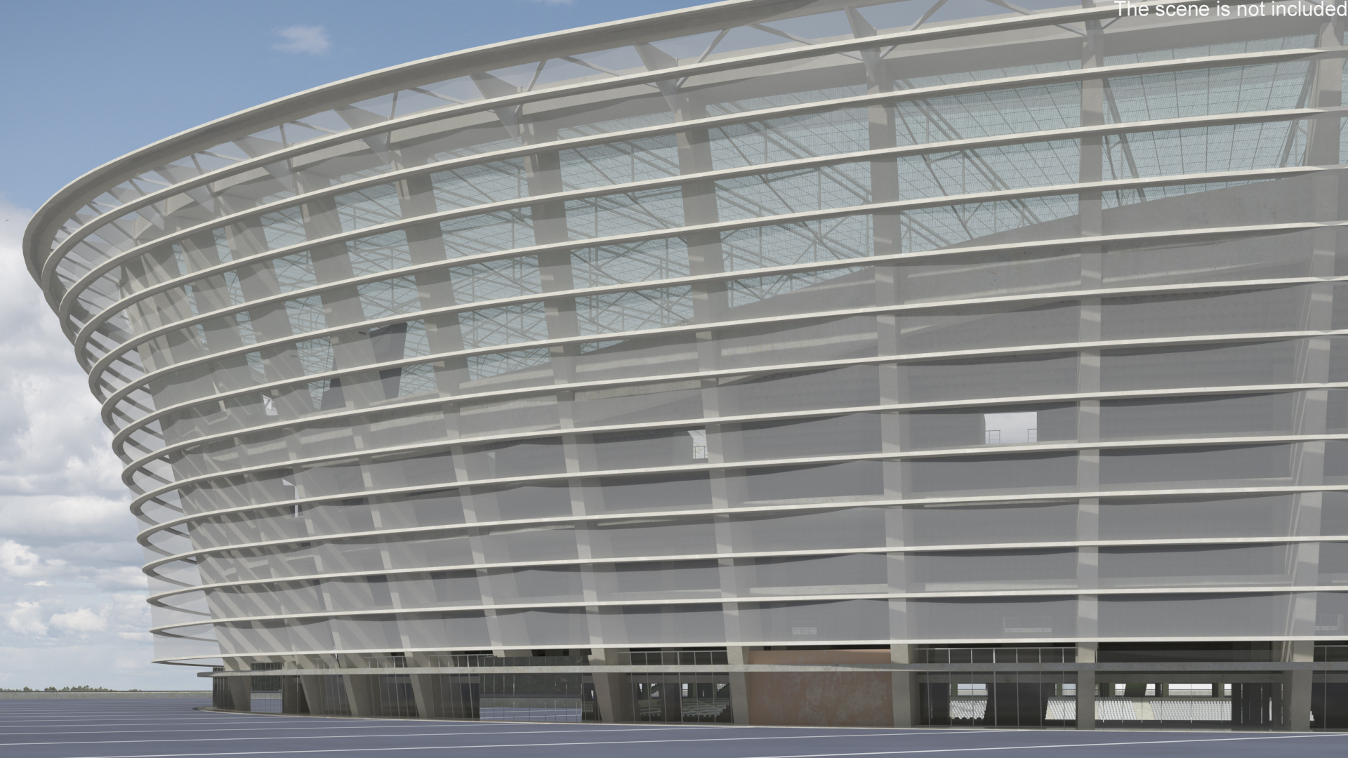 Stadium Cape Town Green Point 3D model