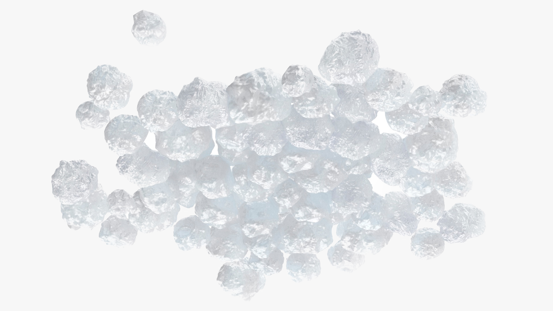 3D model Small Pile of Little Hail