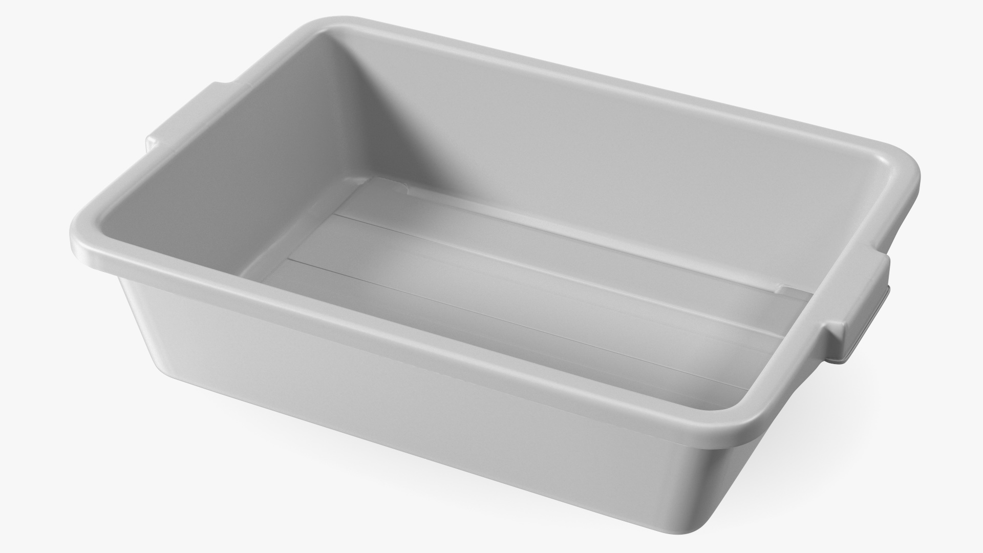 Large Grey Tote Tray Airport Security 3D