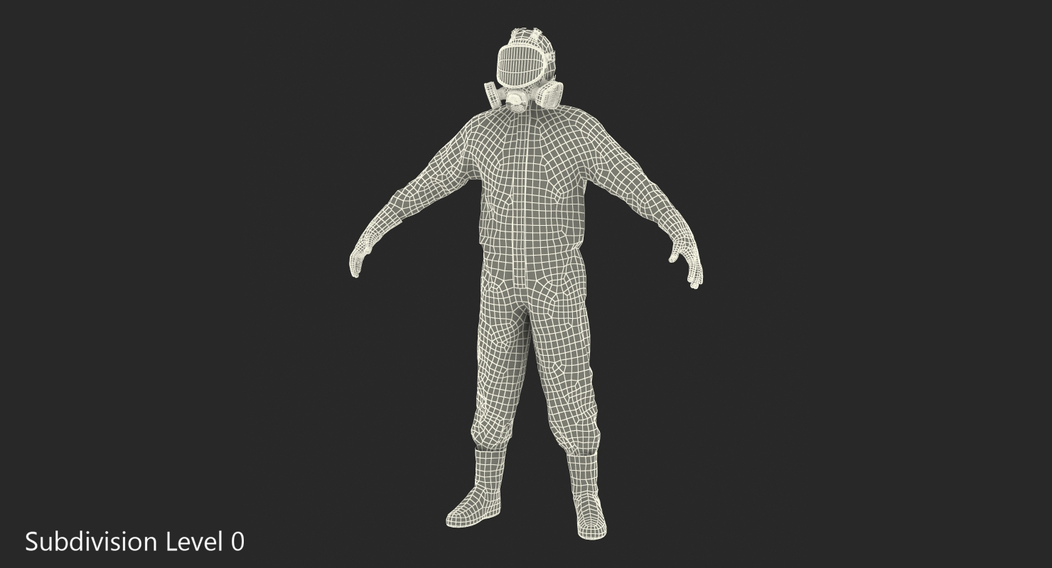 3D model Ecological Worker Neutral Pose