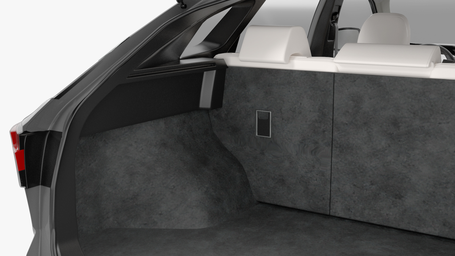 Luxury CUV Grey Rigged 3D