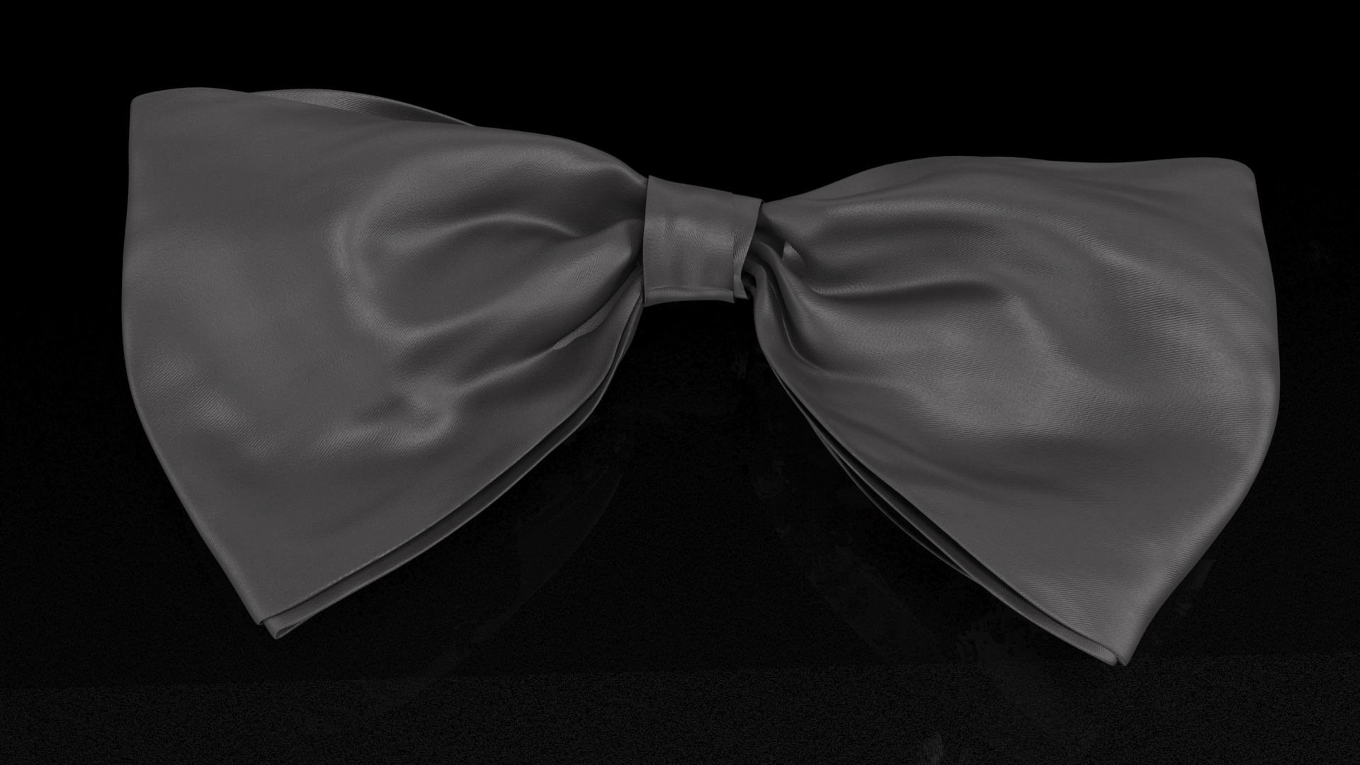 3D Bow Tie Black model