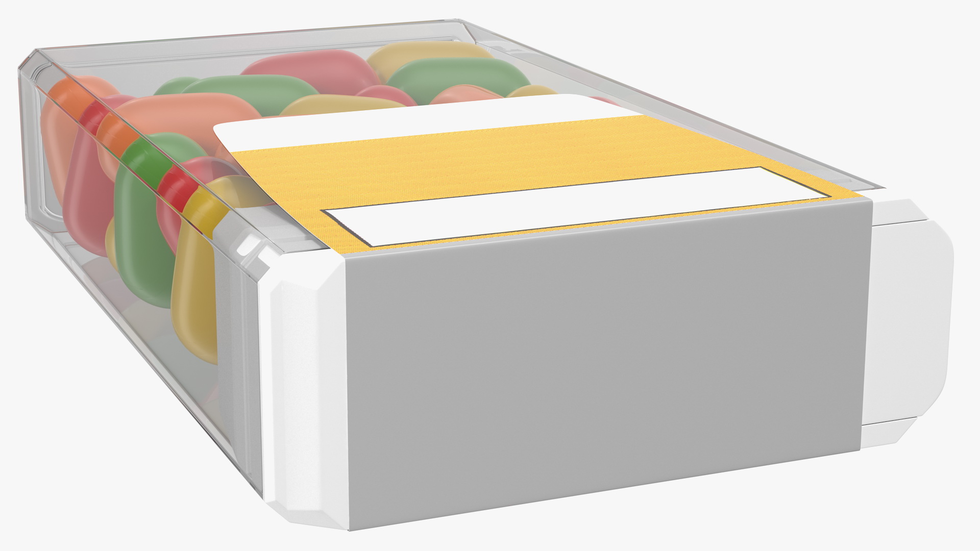 3D model Container with Colorful Dragee