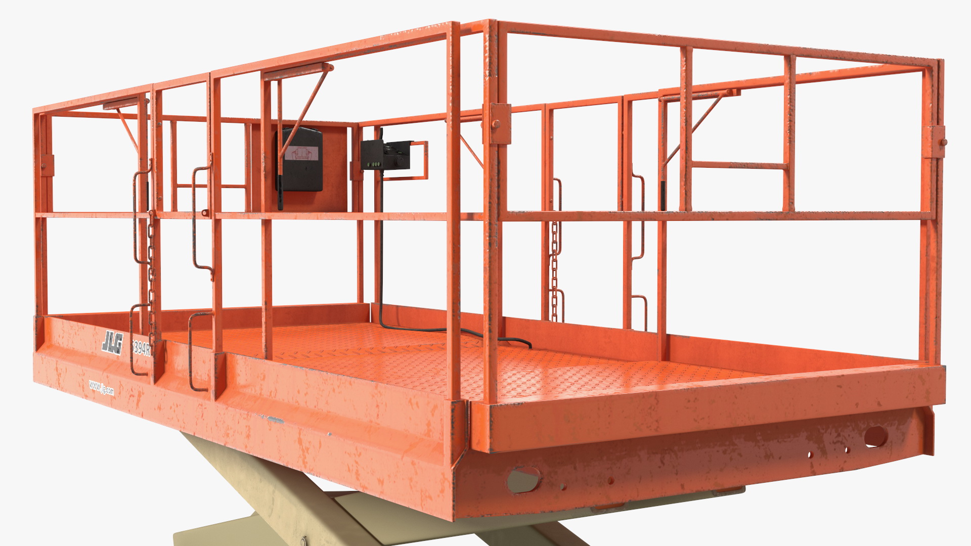 3D JLG Scissor Lift Working Position model