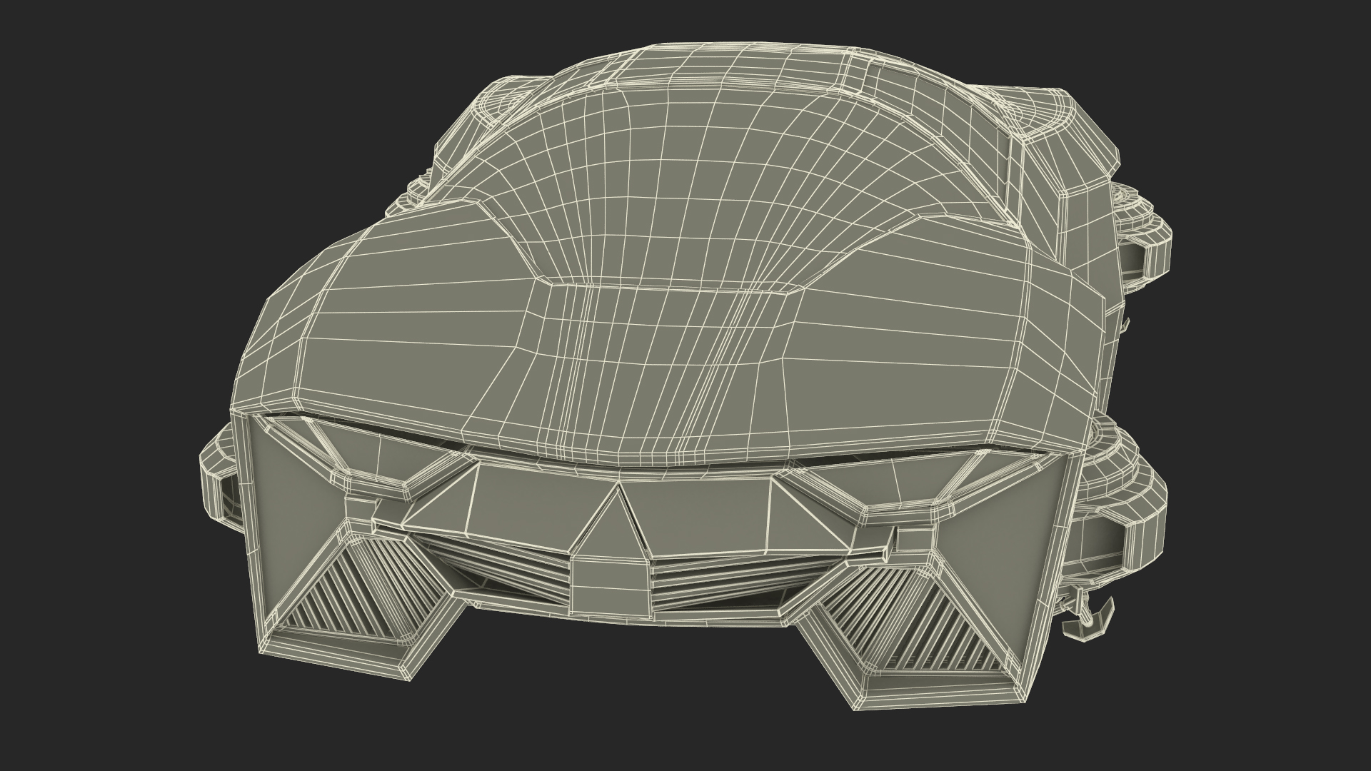 3D model Visionary Hover Car Rusty