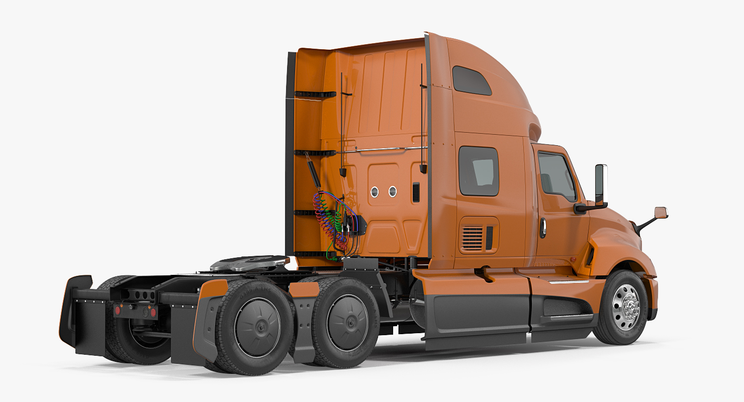 Heavy Duty Truck Simple Interior 3D