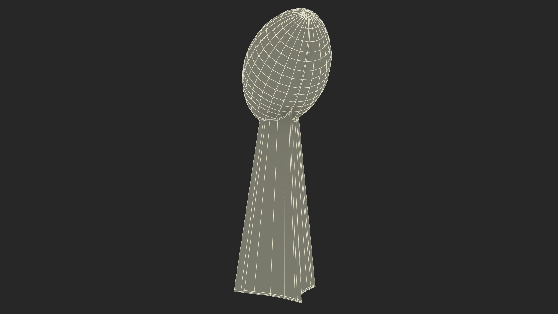 3D Vince Lombardi Trophy