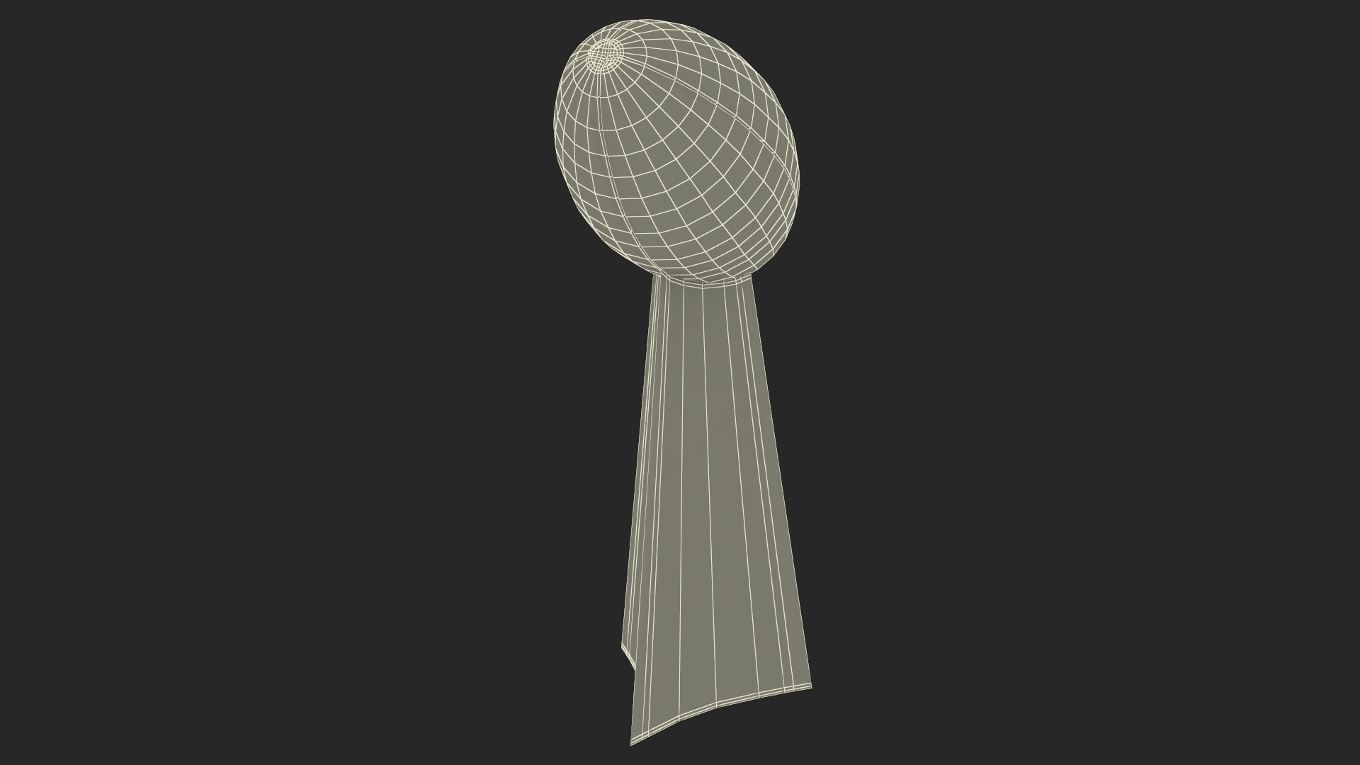 3D Vince Lombardi Trophy